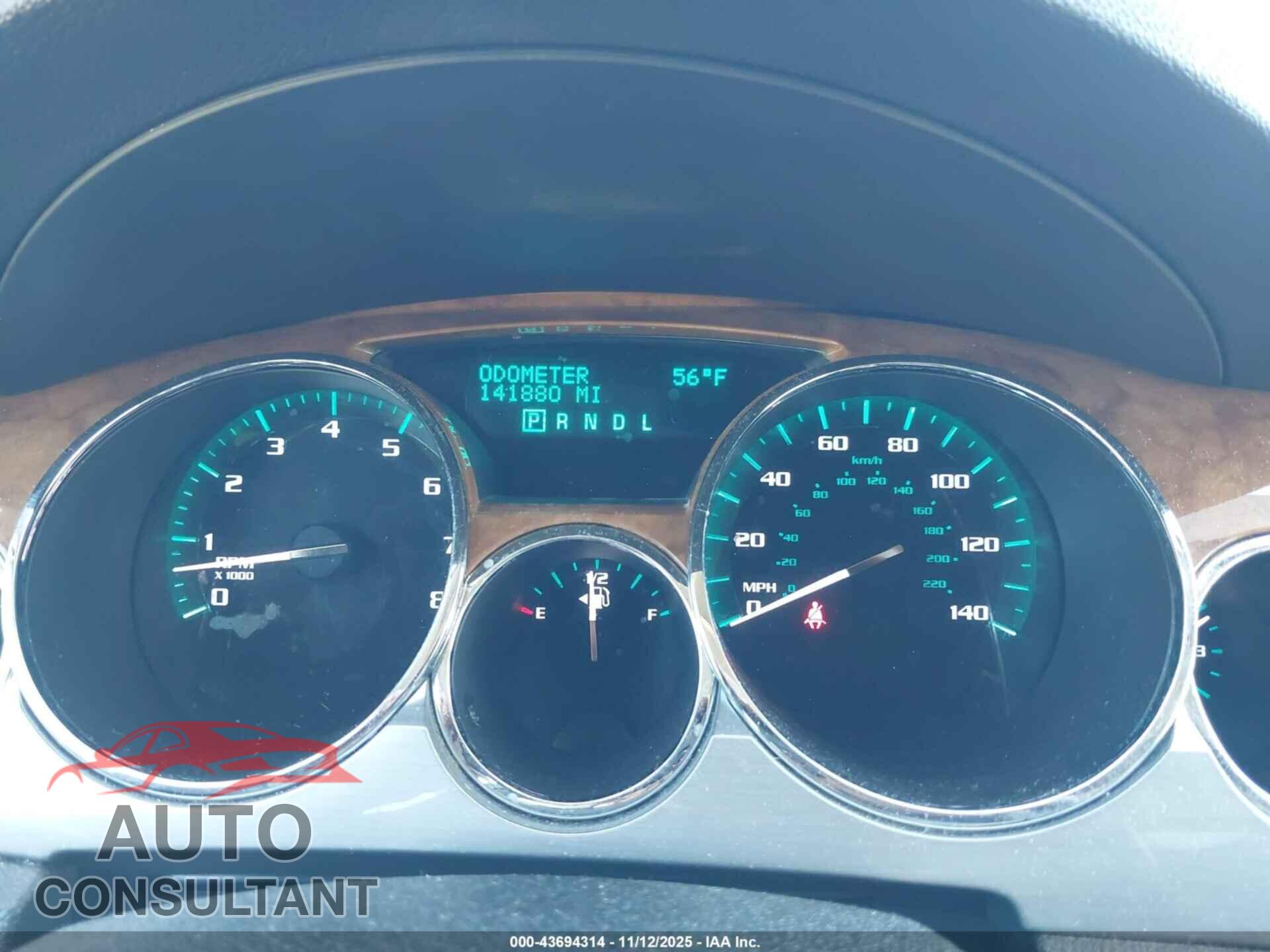 BUICK ENCLAVE 2012 - 5GAKRCED7CJ122771