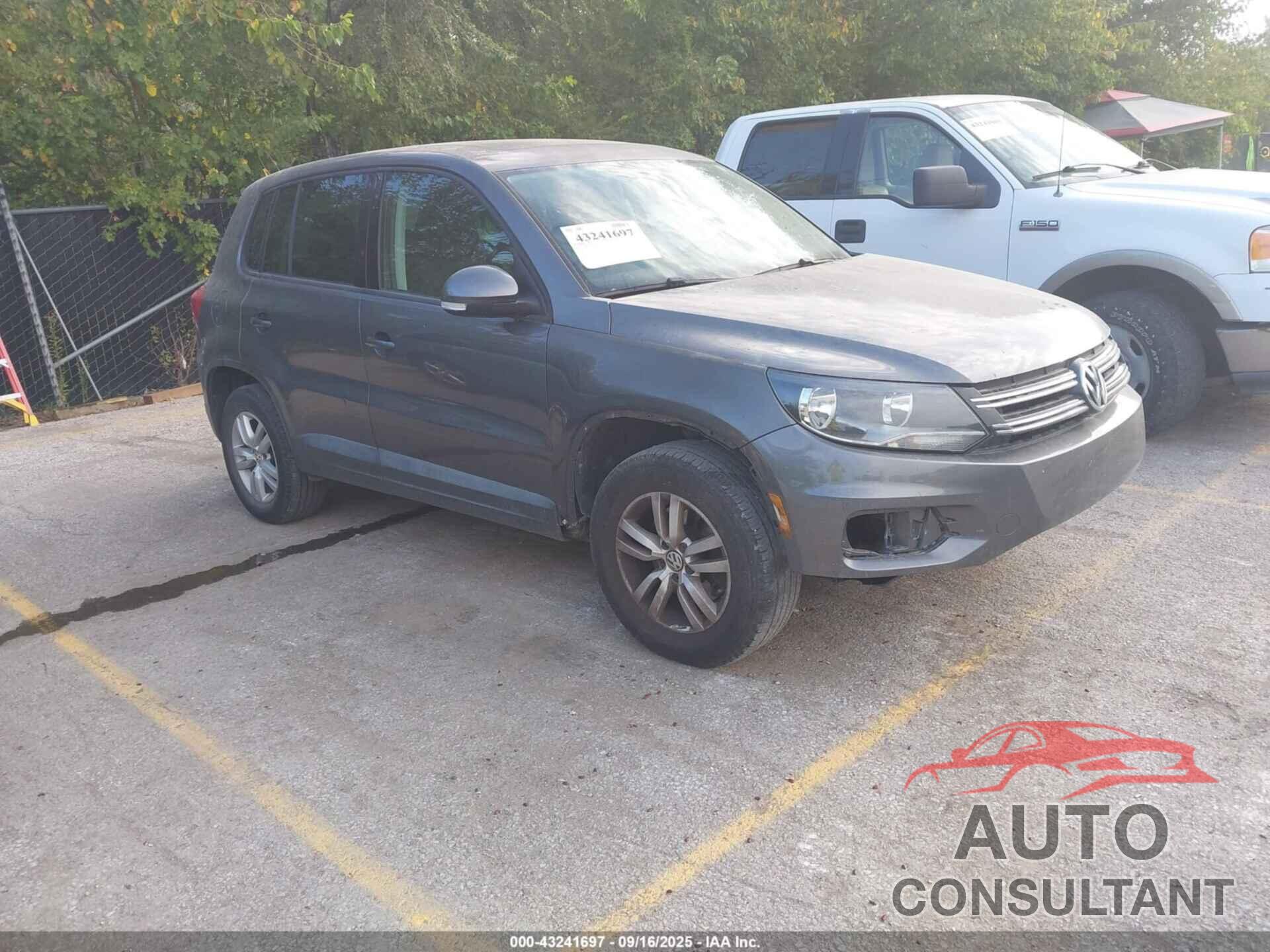 VOLKSWAGEN TIGUAN 2013 - WVGAV3AX5DW594957
