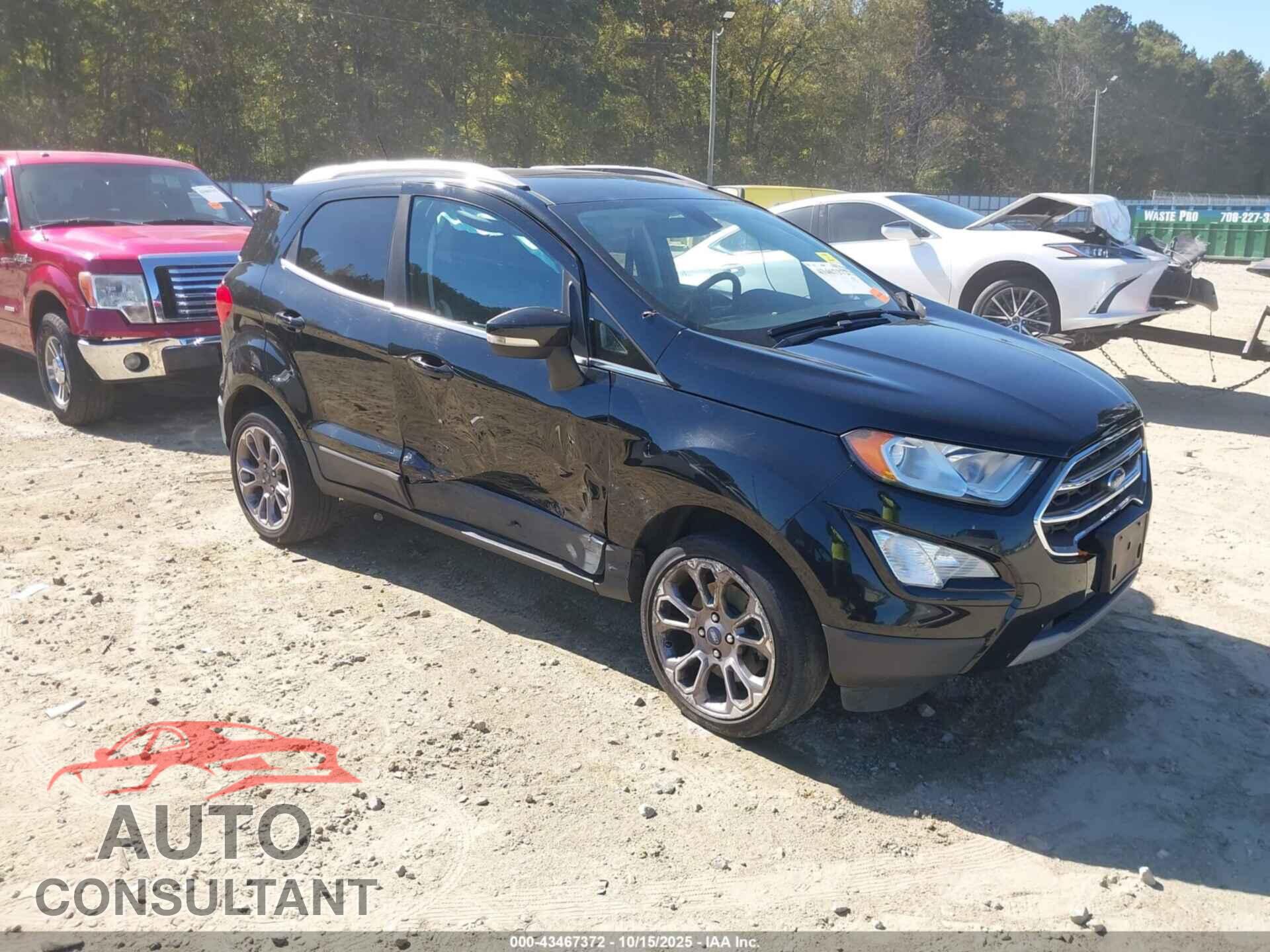 FORD ECOSPORT 2019 - MAJ6S3KL2KC274370