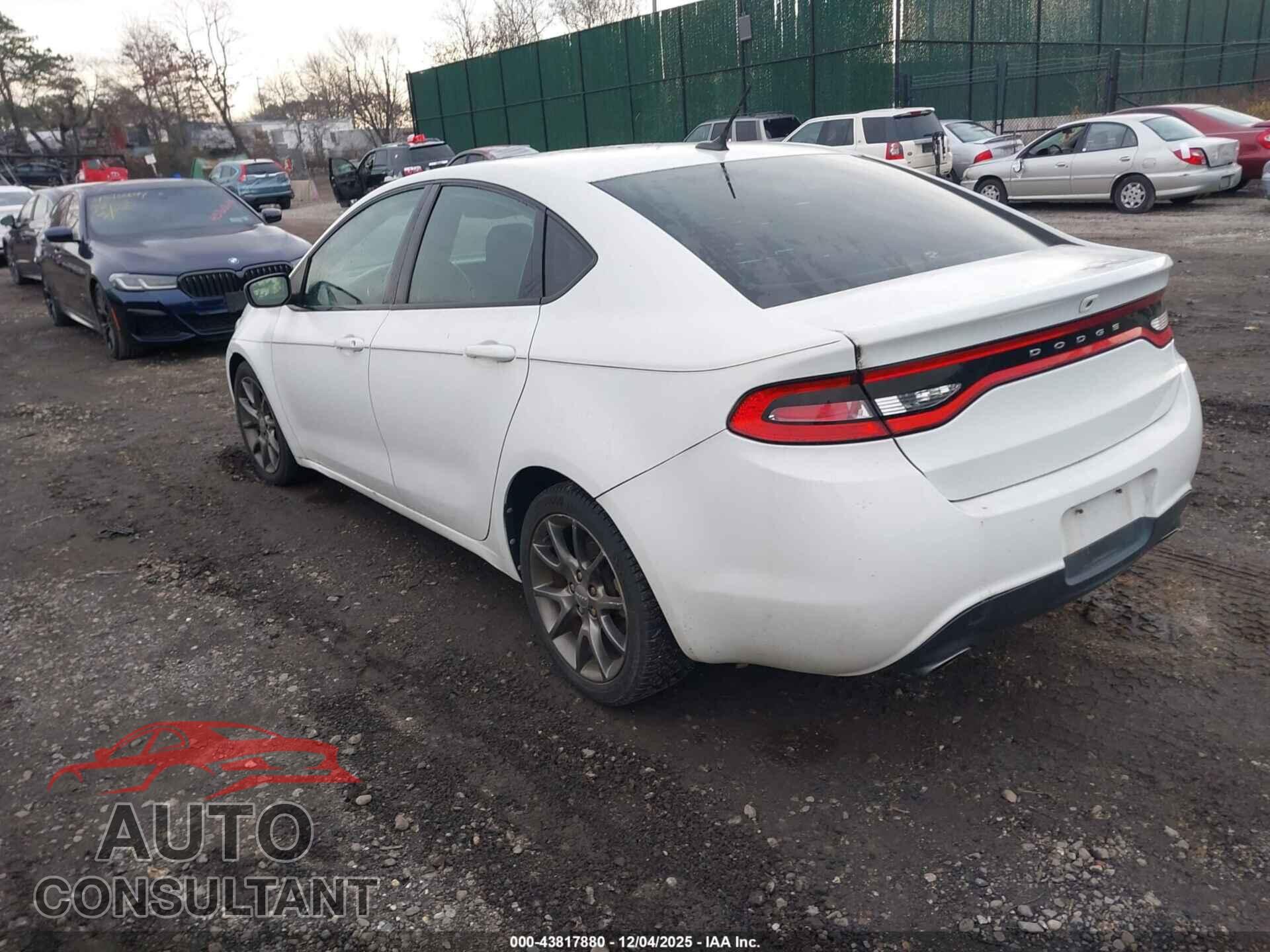 DODGE DART 2013 - 1C3CDFBA0DD176334