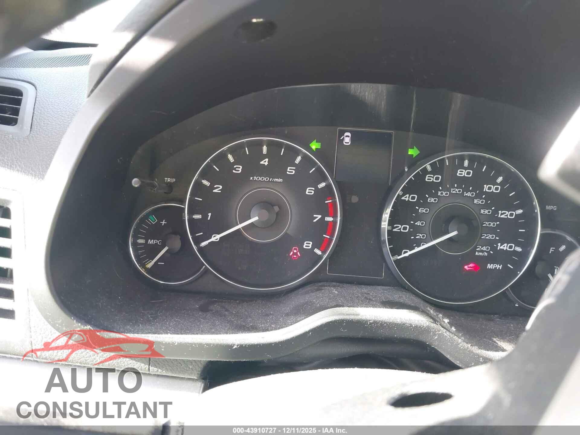 SUBARU OUTBACK 2011 - 4S4BRBFC6B3365601