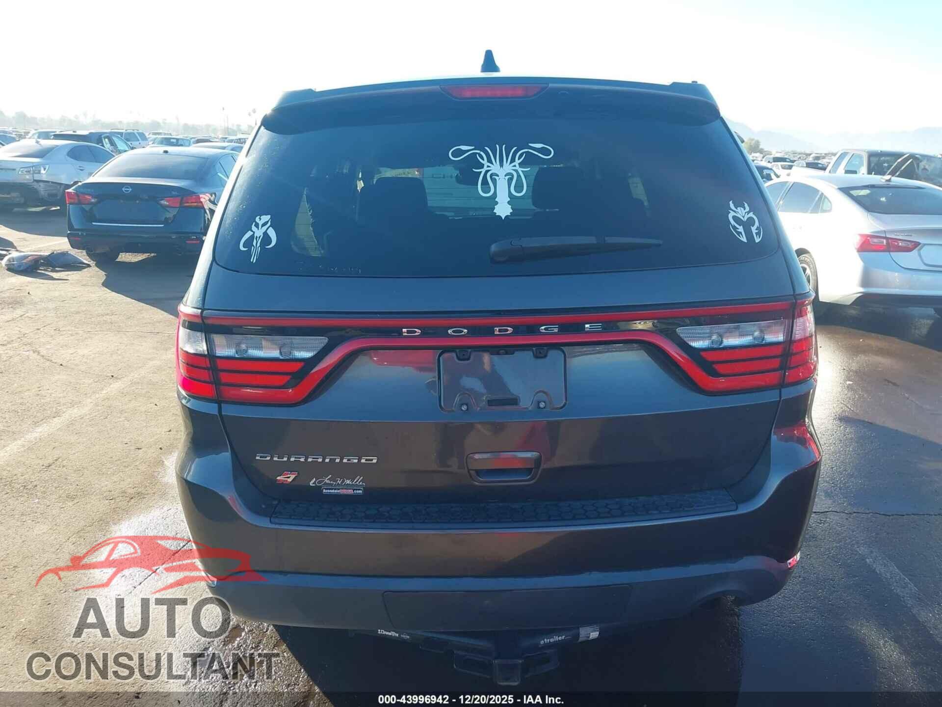 DODGE DURANGO 2019 - 1C4RDJAG2KC765063
