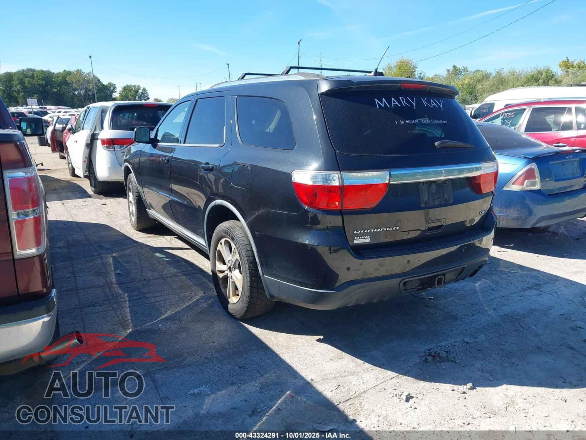 DODGE DURANGO 2011 - 1D4RE4GG0BC599280