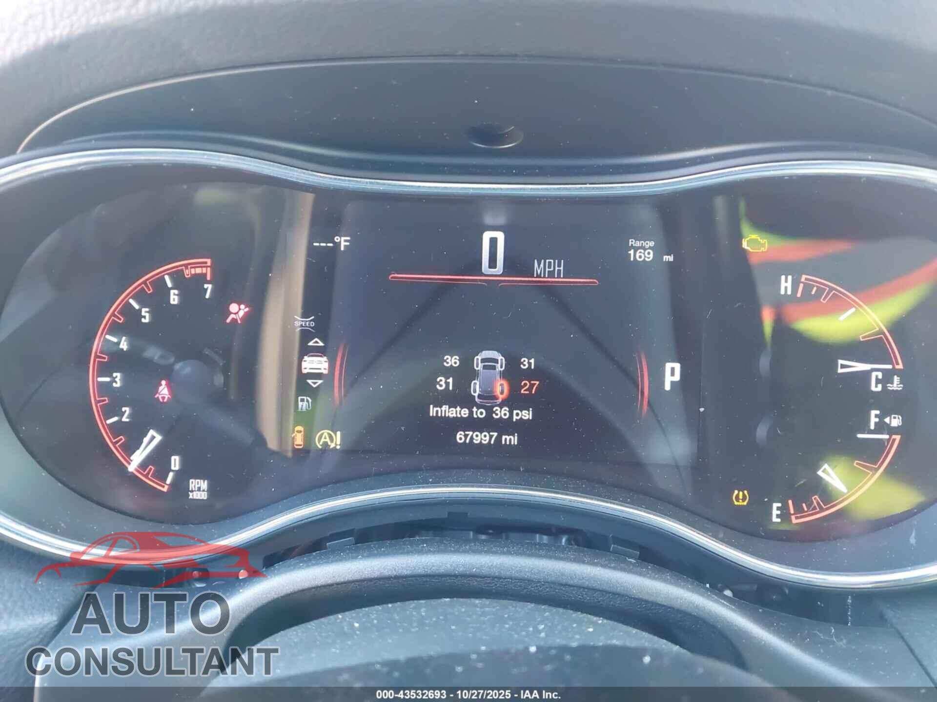 DODGE DURANGO 2017 - 1C4RDJDG3HC904928