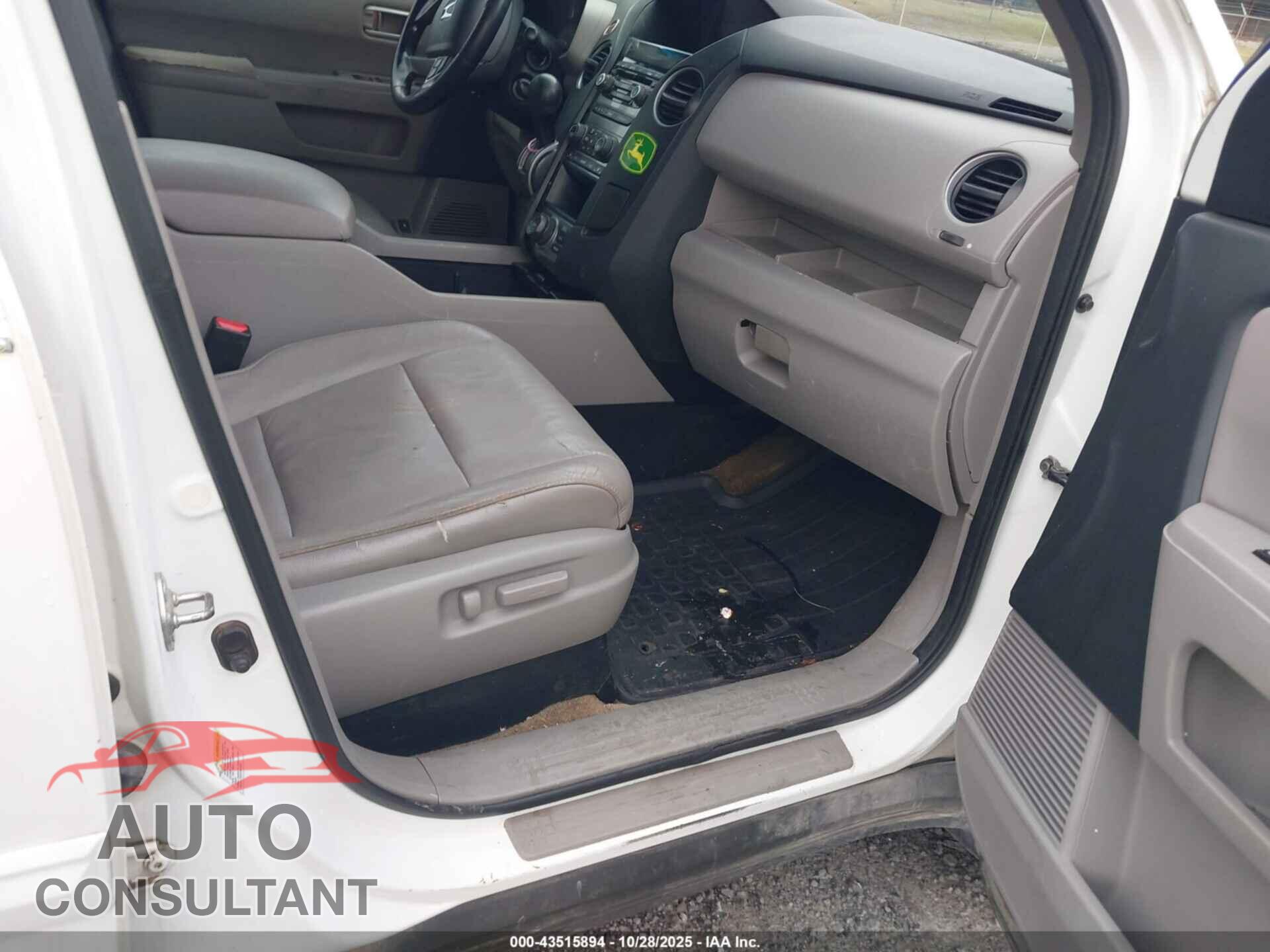 HONDA PILOT 2013 - 5FNYF3H70DB045208