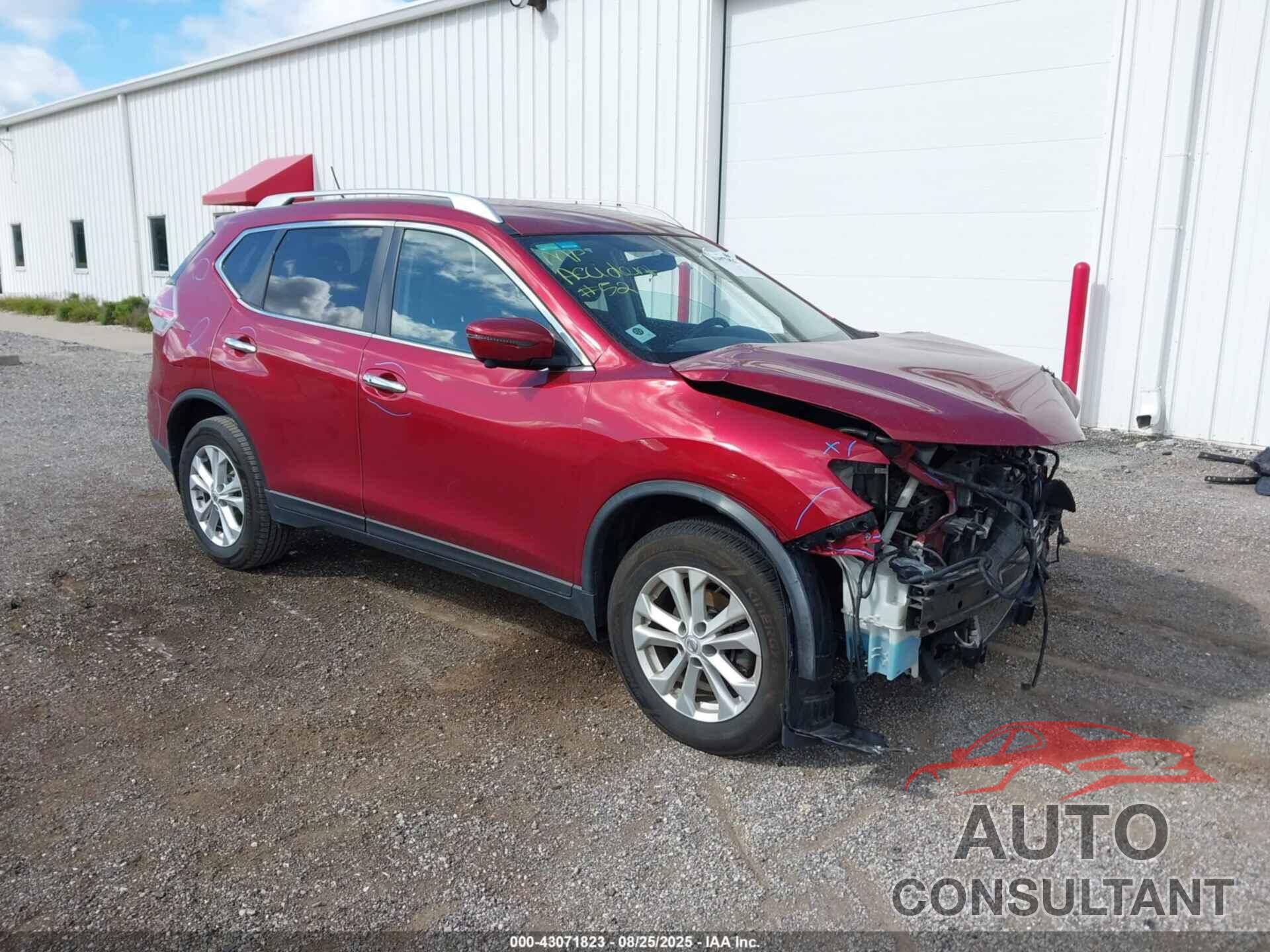 NISSAN ROGUE 2016 - KNMAT2MV6GP714794
