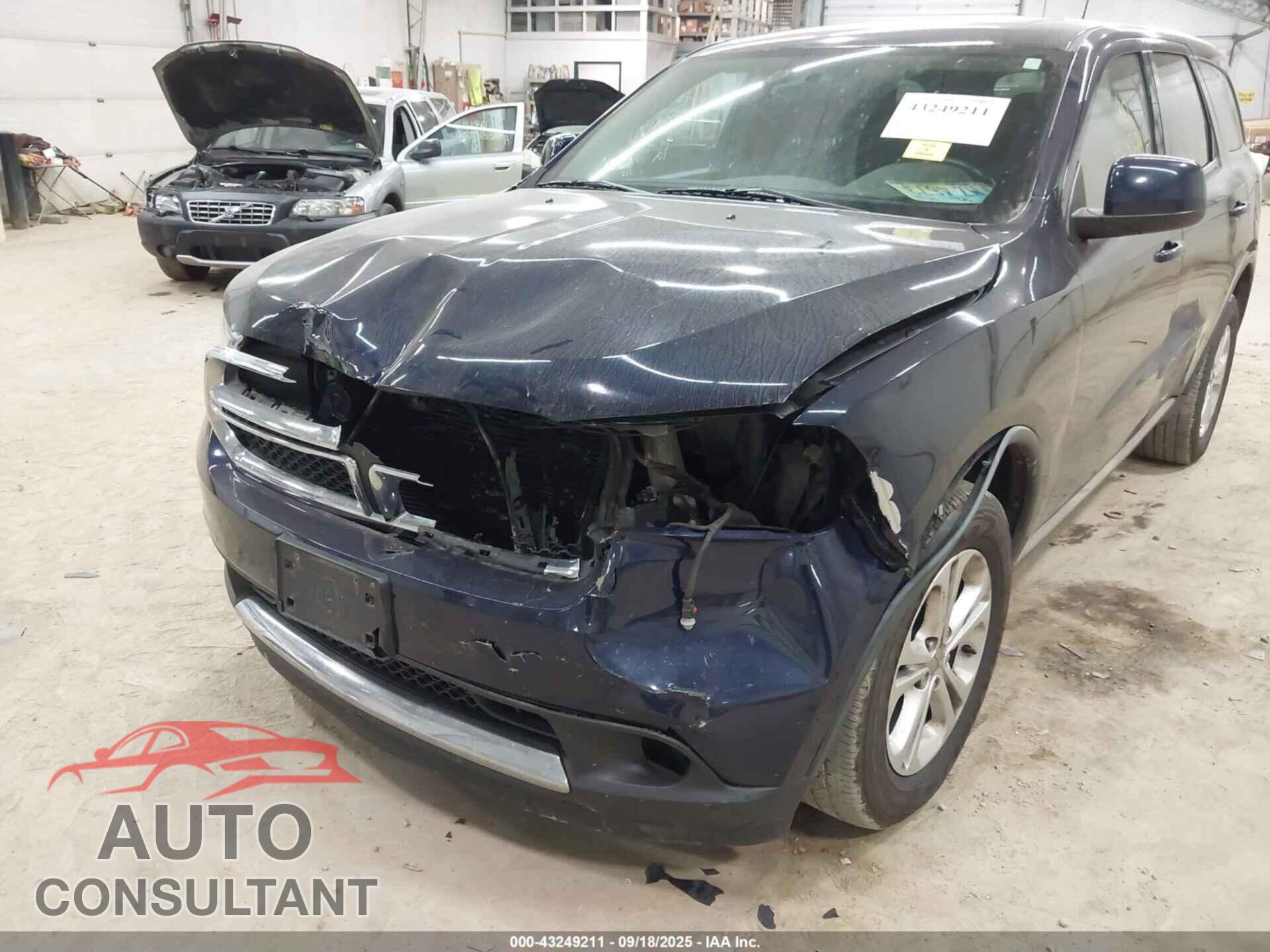 DODGE DURANGO 2012 - 1C4RDJAG9CC164184