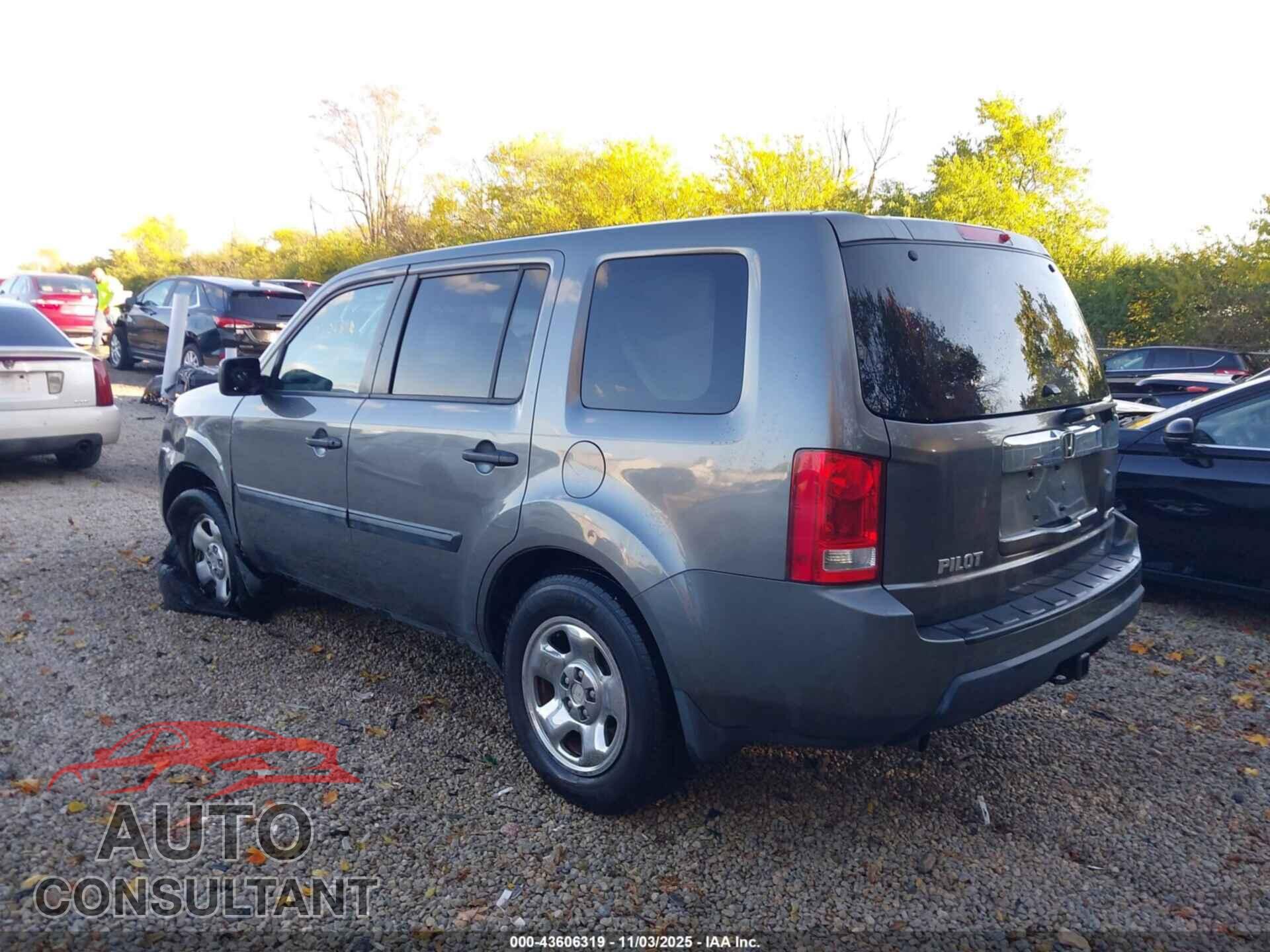 HONDA PILOT 2011 - 5FNYF4H2XBB043733