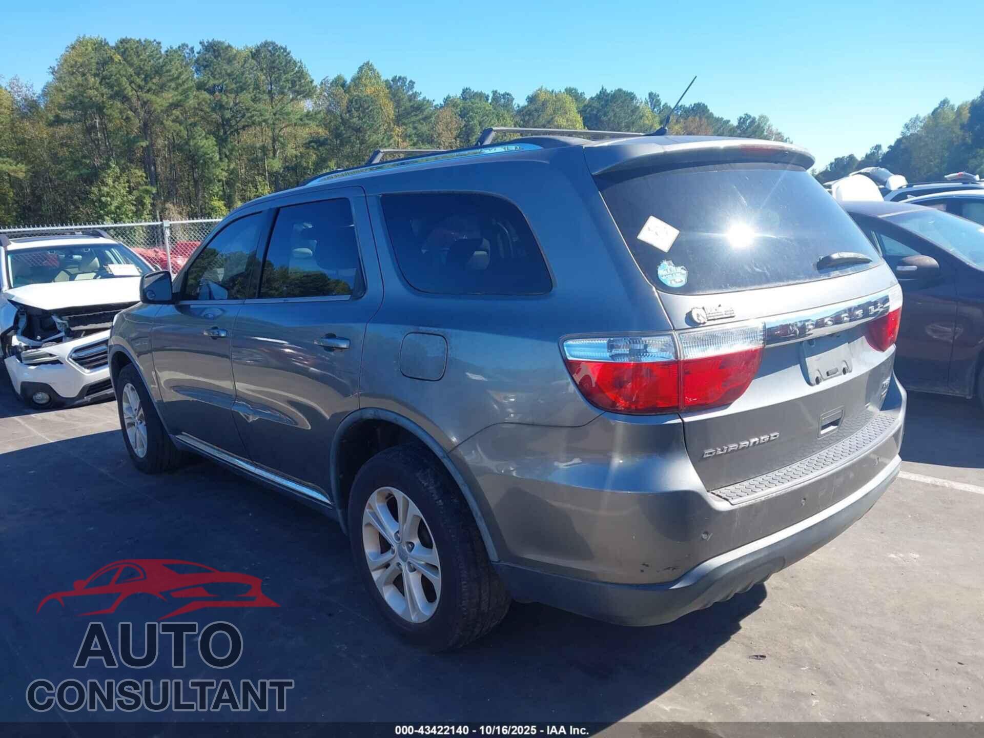 DODGE DURANGO 2011 - 1D4RD4GG3BC725019