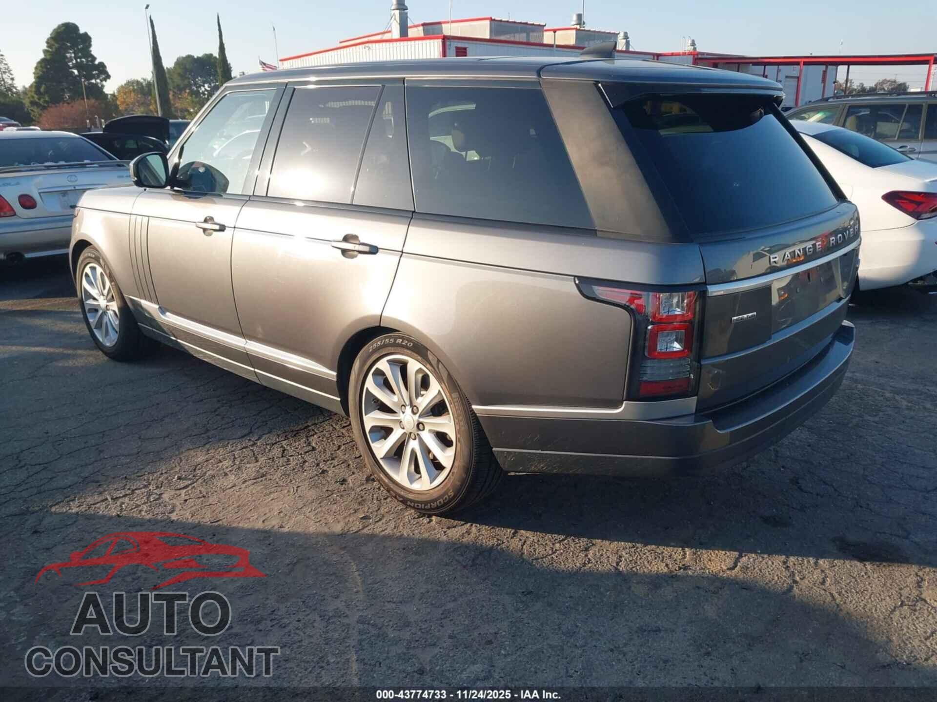 LAND ROVER RANGE ROVER 2017 - SALGS2FK3HA336494