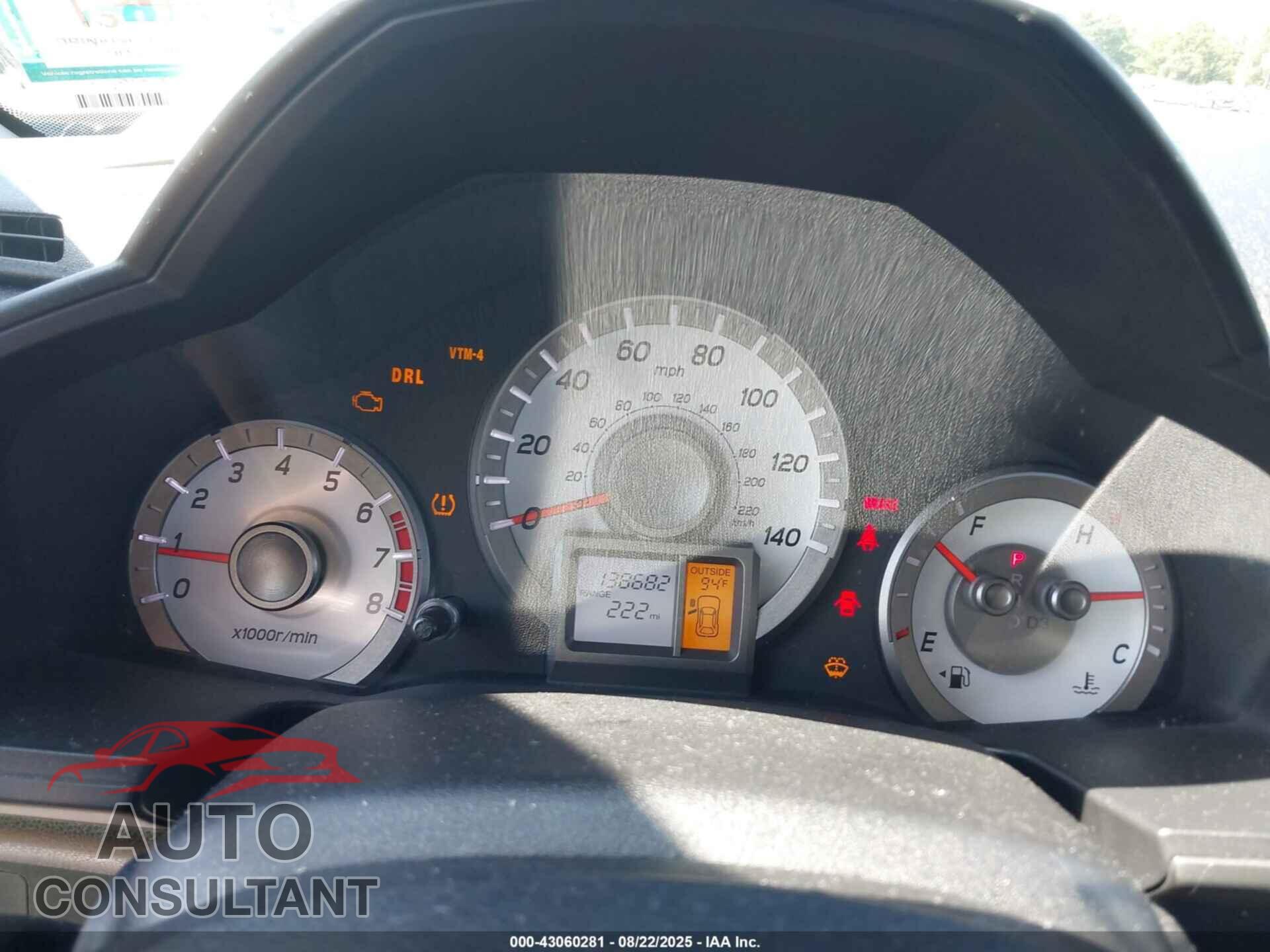 HONDA PILOT 2013 - 5FNYF4H50DB071361