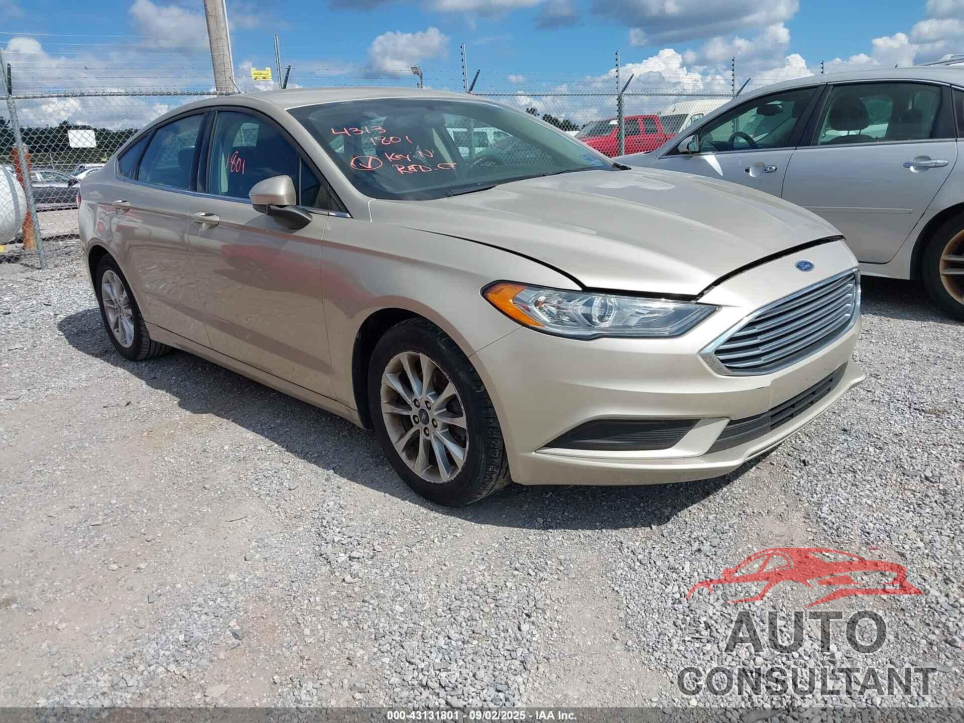 FORD FUSION 2017 - 3FA6P0HD7HR166711