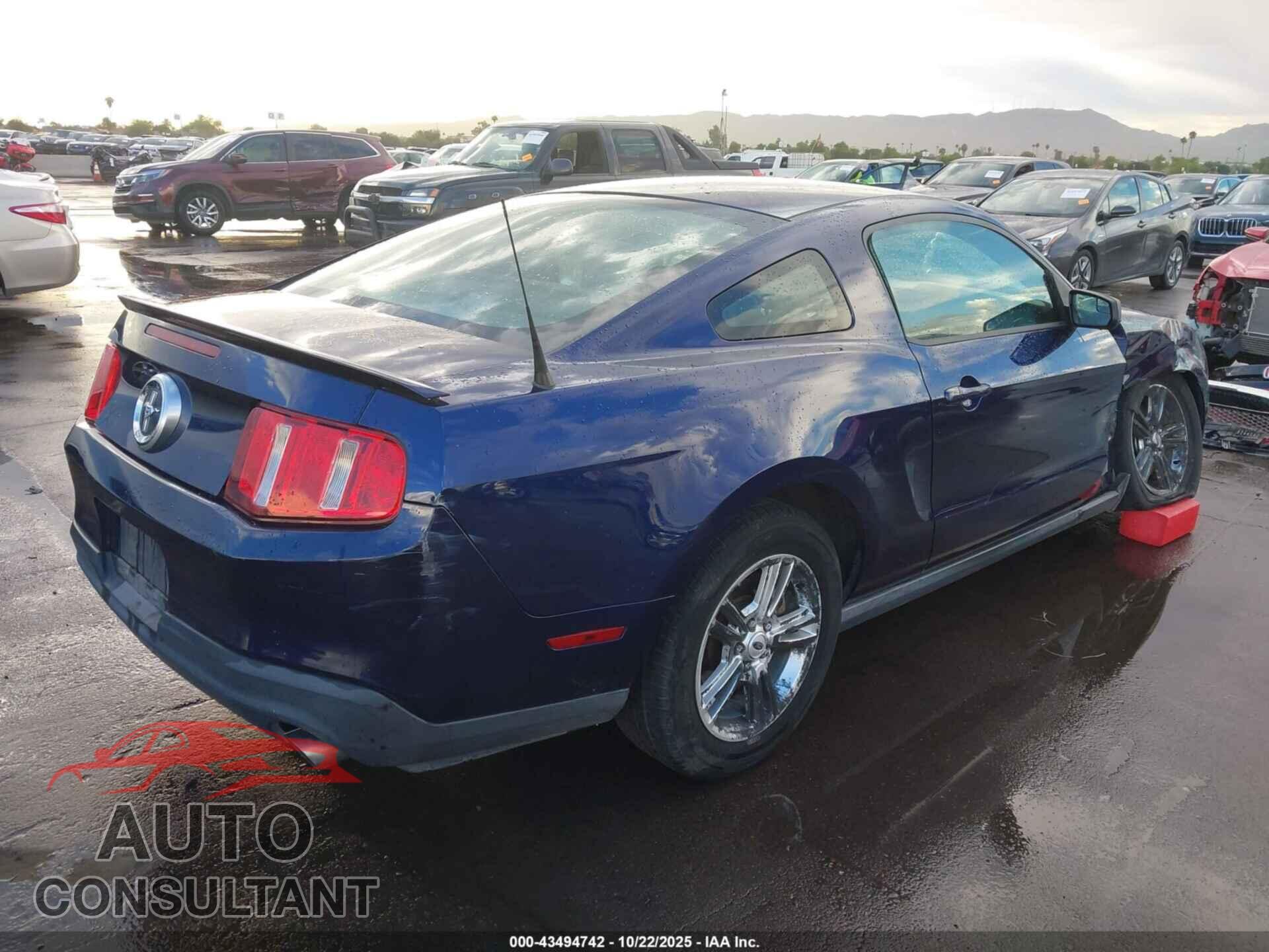 FORD MUSTANG 2012 - 1ZVBP8AM2C5206753