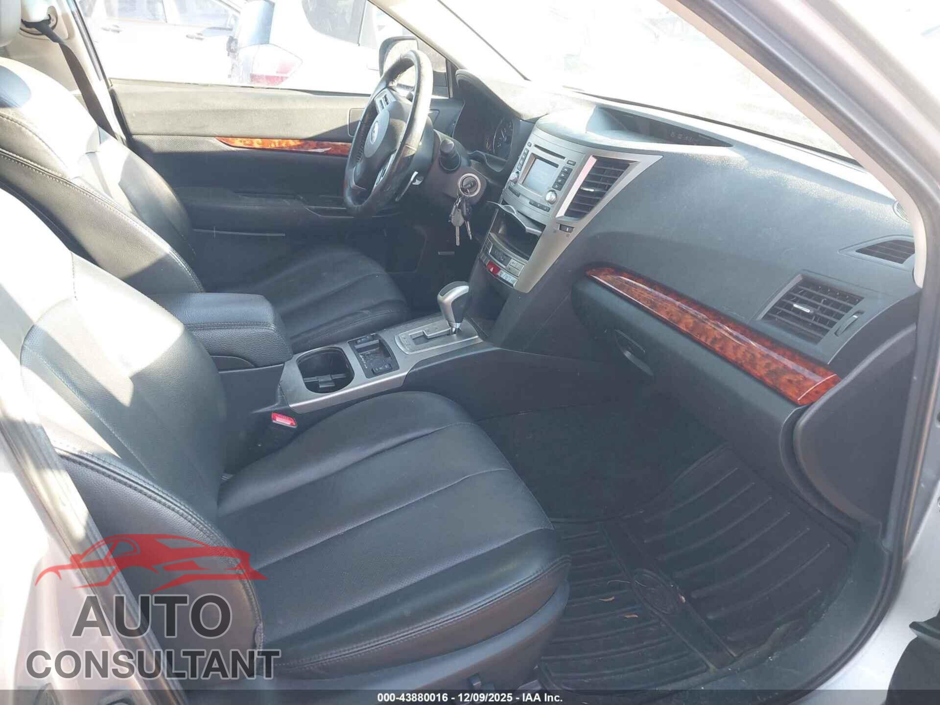 SUBARU OUTBACK 2012 - 4S4BRBJC9C3291695