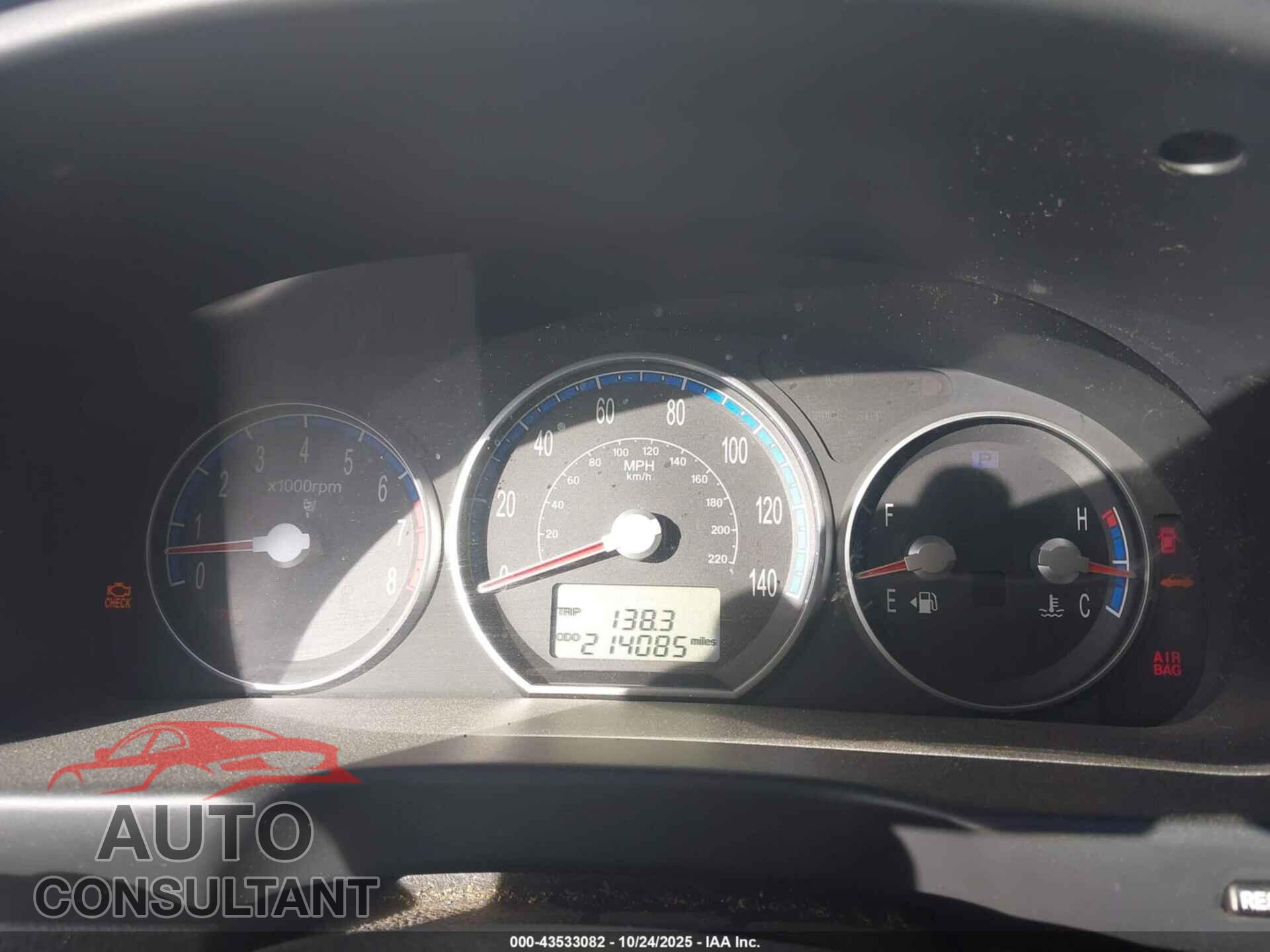 HYUNDAI SANTA FE 2009 - 5NMSH13E29H257124