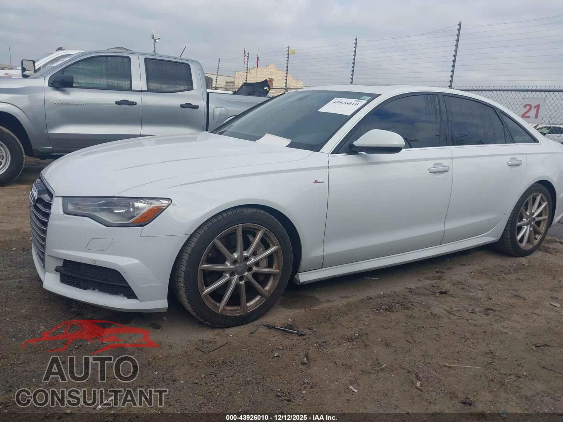 AUDI A6 2017 - WAUC8AFC5HN036033
