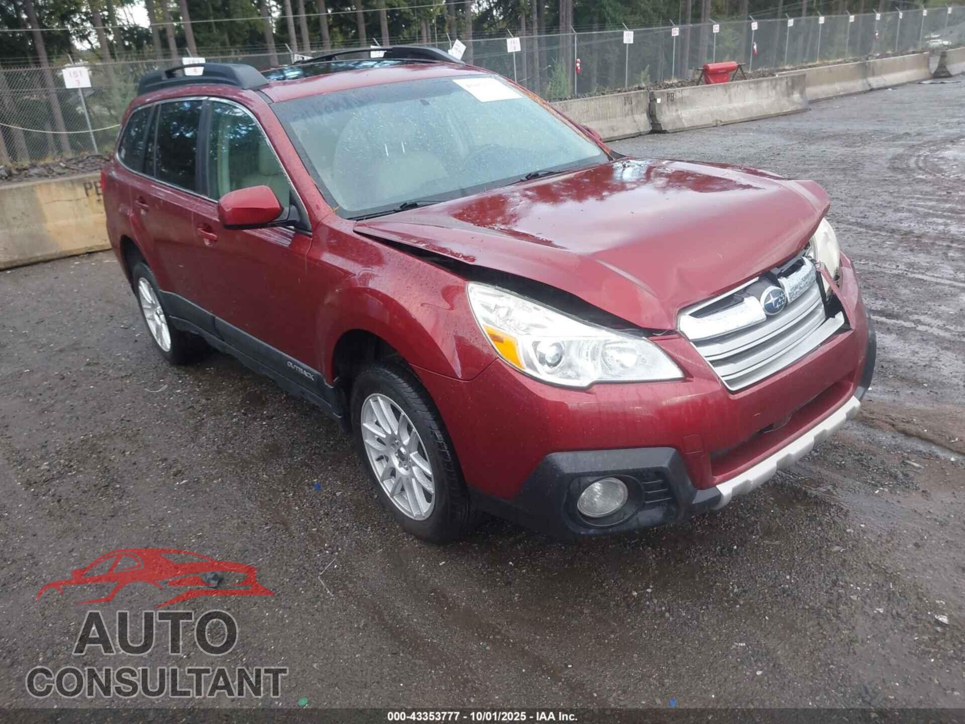 SUBARU OUTBACK 2014 - 4S4BRBLC8E3313198