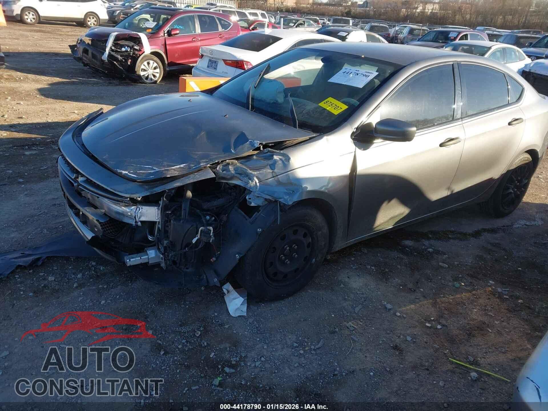 DODGE DART 2013 - 1C3CDFAA8DD322819