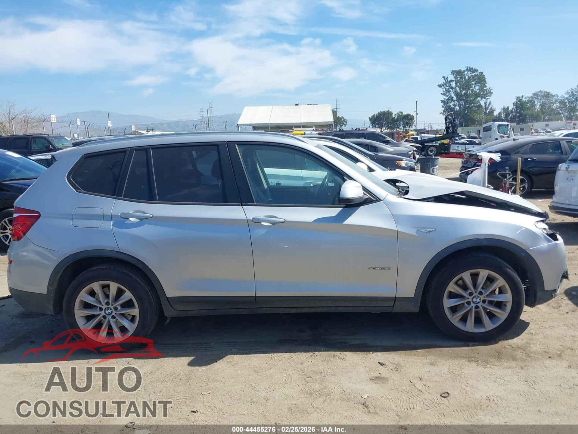 BMW X3 2016 - 5UXWX9C53G0D76026