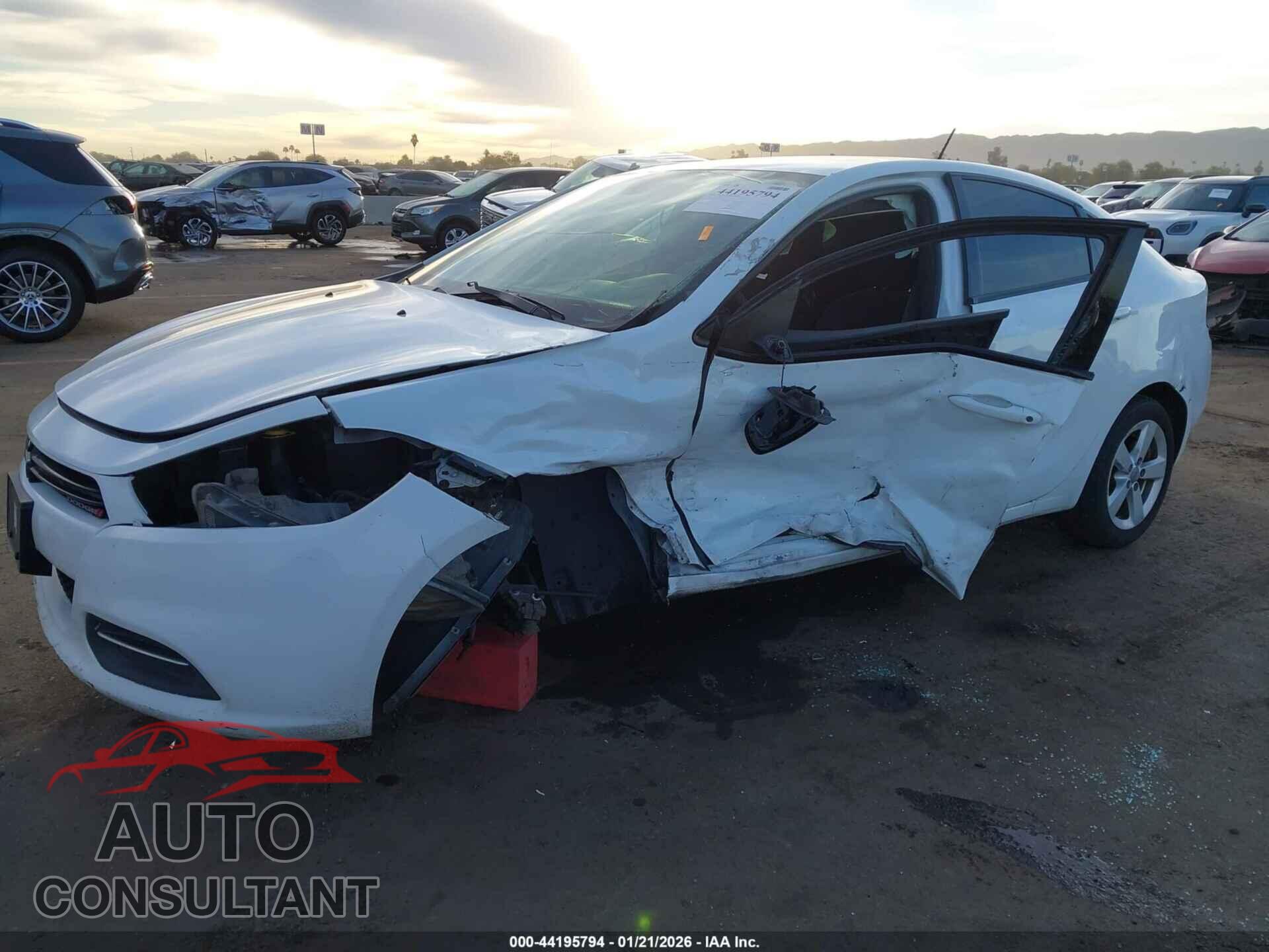 DODGE DART 2015 - 1C3CDFBB1FD314894