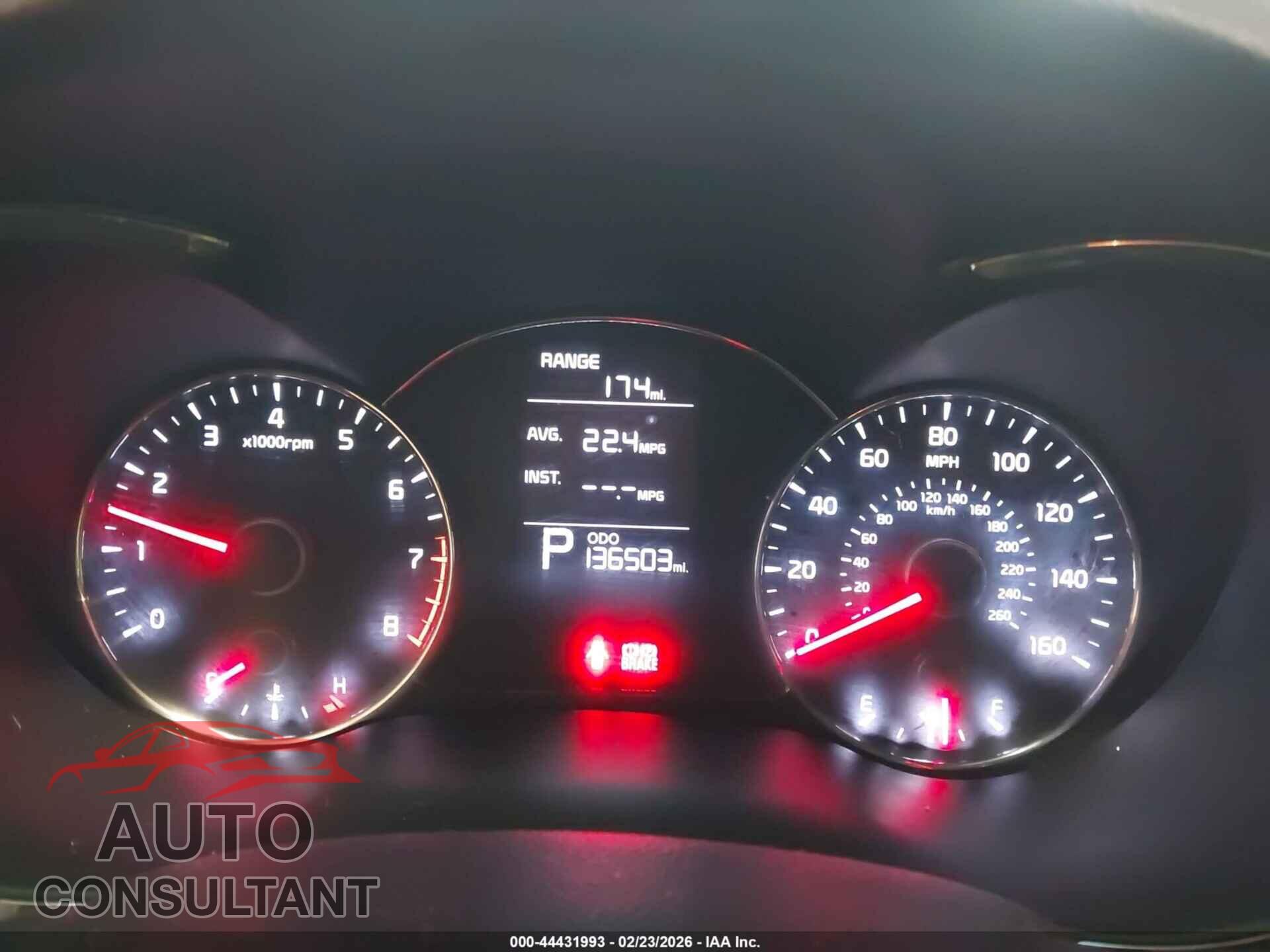 KIA FORTE 2016 - KNAFK4A60G5479092