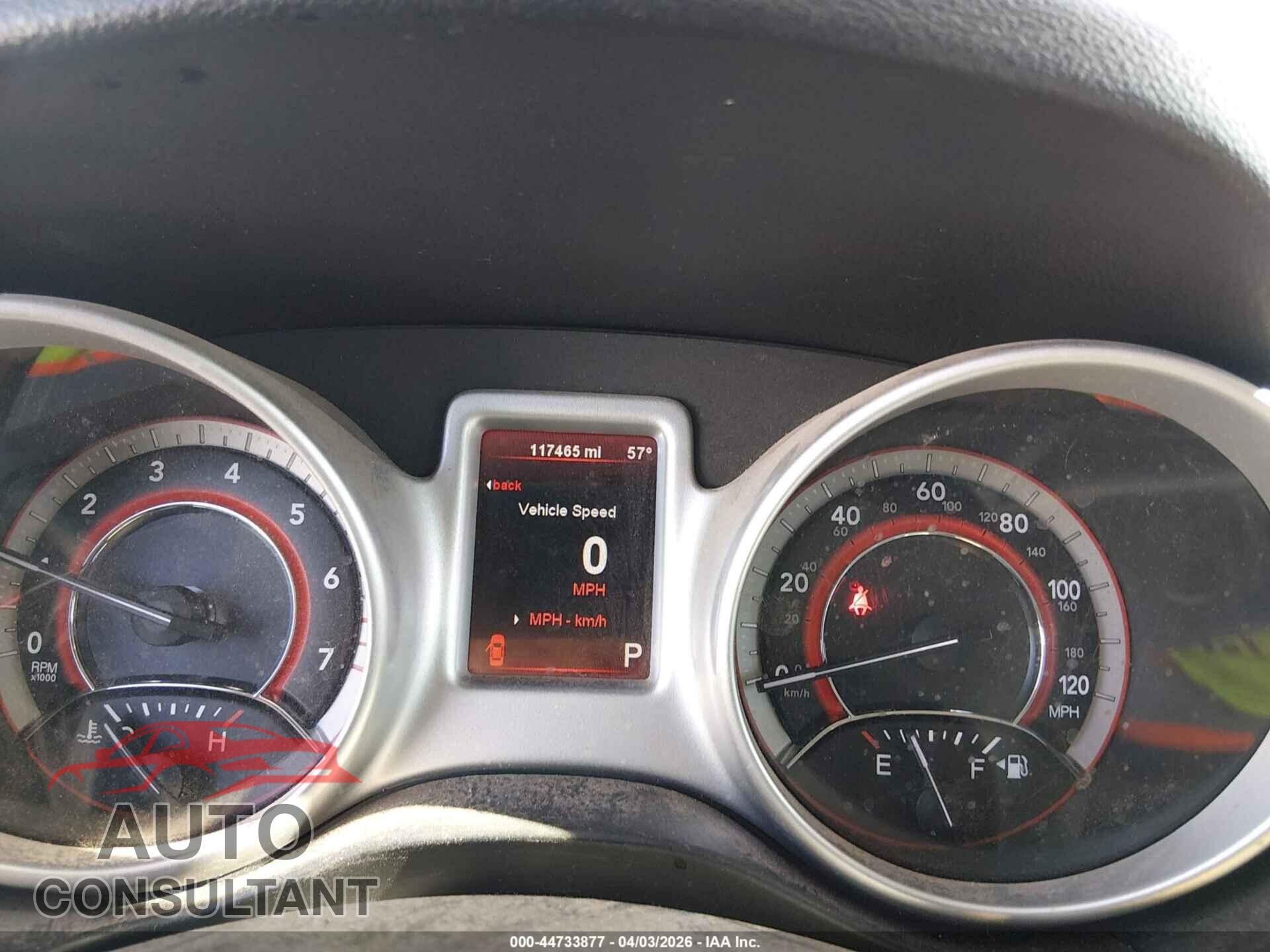 DODGE JOURNEY 2012 - 3C4PDCAB3CT238792