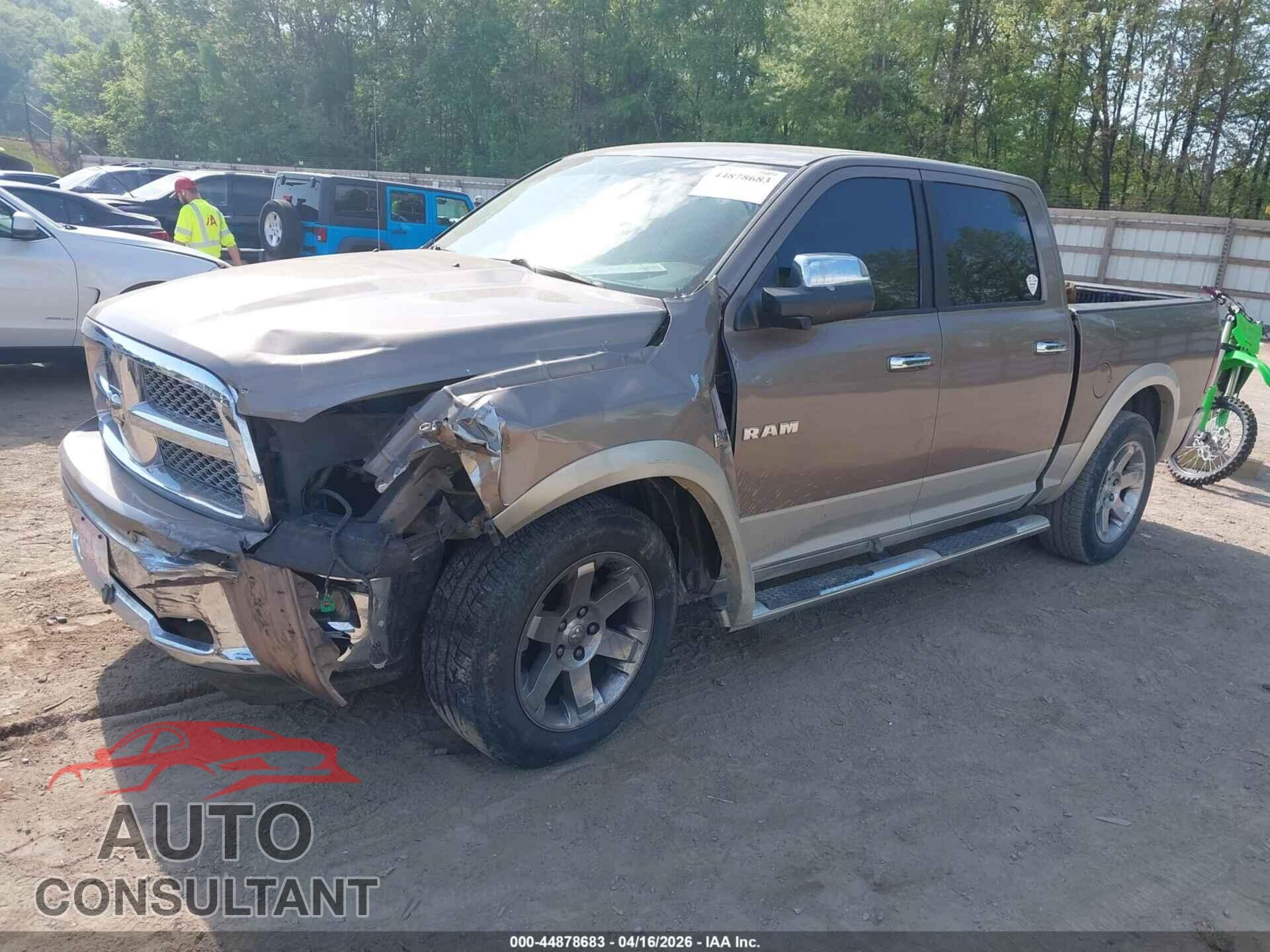 DODGE RAM 1500 2010 - 1D7RV1CT6AS147228