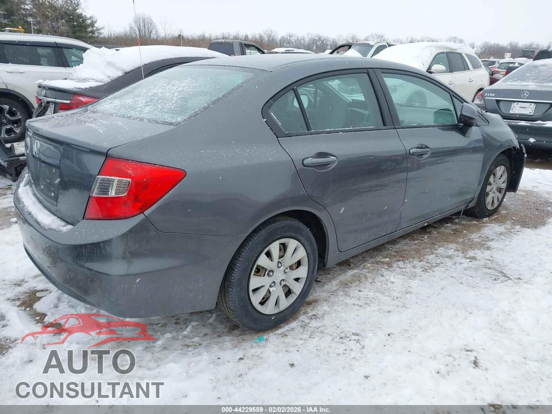 HONDA CIVIC 2012 - 19XFB2F51CE100686