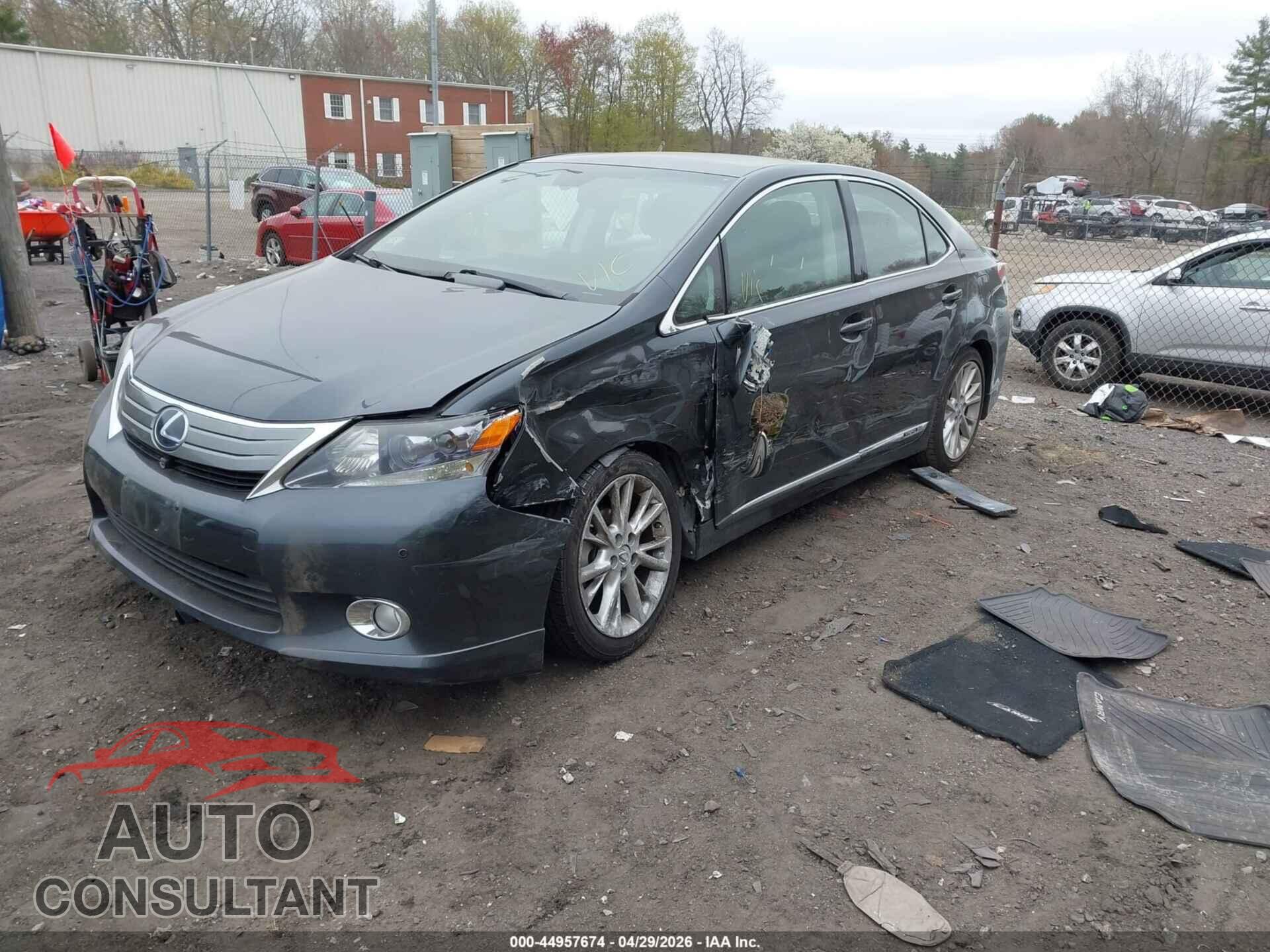 LEXUS HS 250H 2010 - JTHBB1BA2A2014386