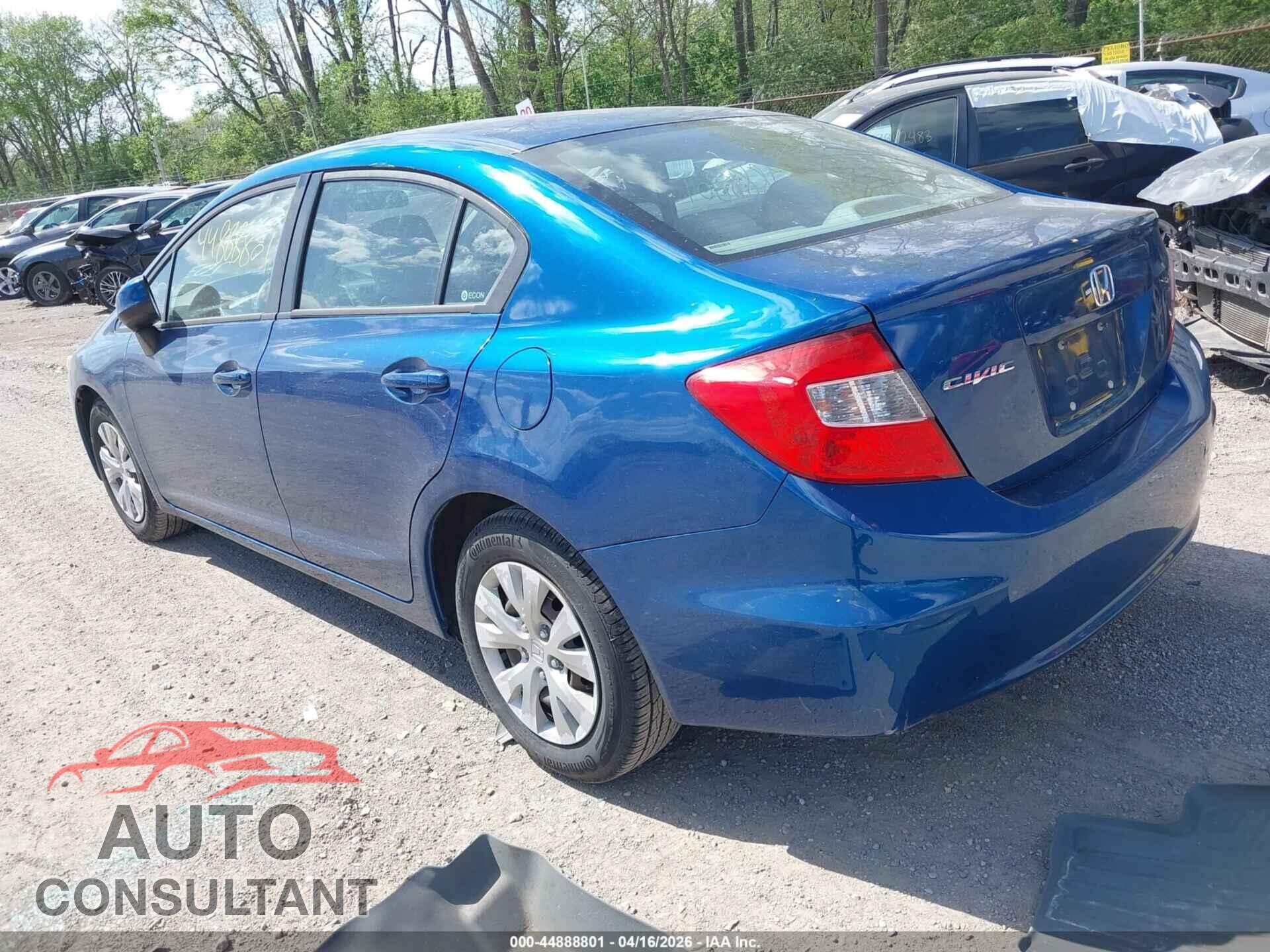 HONDA CIVIC 2012 - 19XFB2F53CE034402