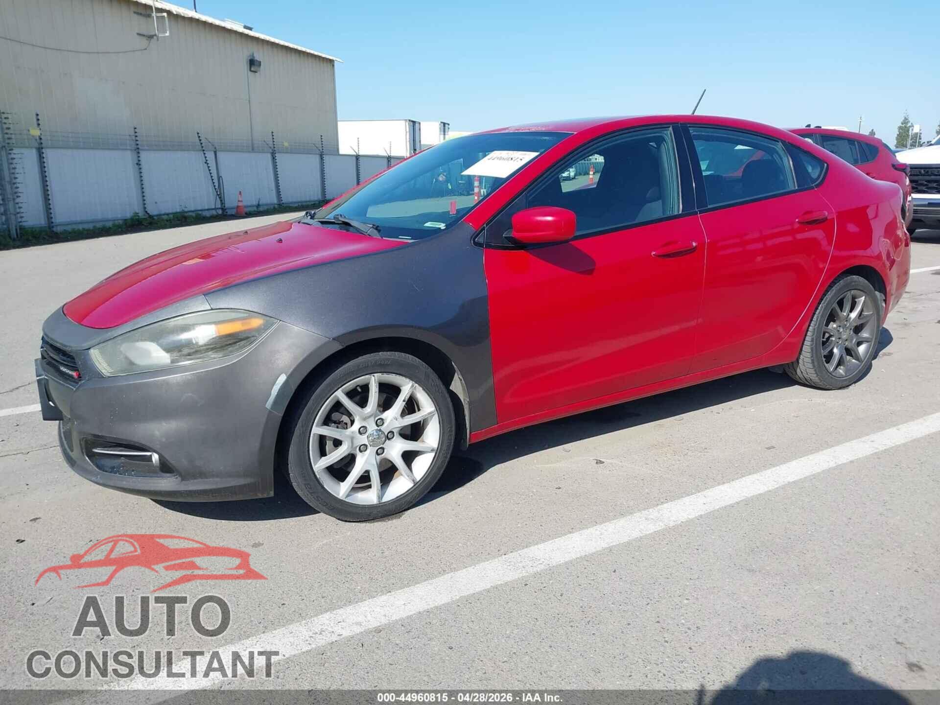 DODGE DART 2014 - 1C3CDFBB2ED871330