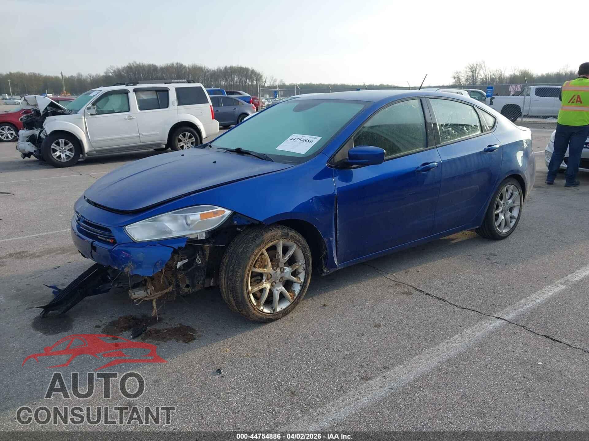 DODGE DART 2013 - 1C3CDFBA7DD240319