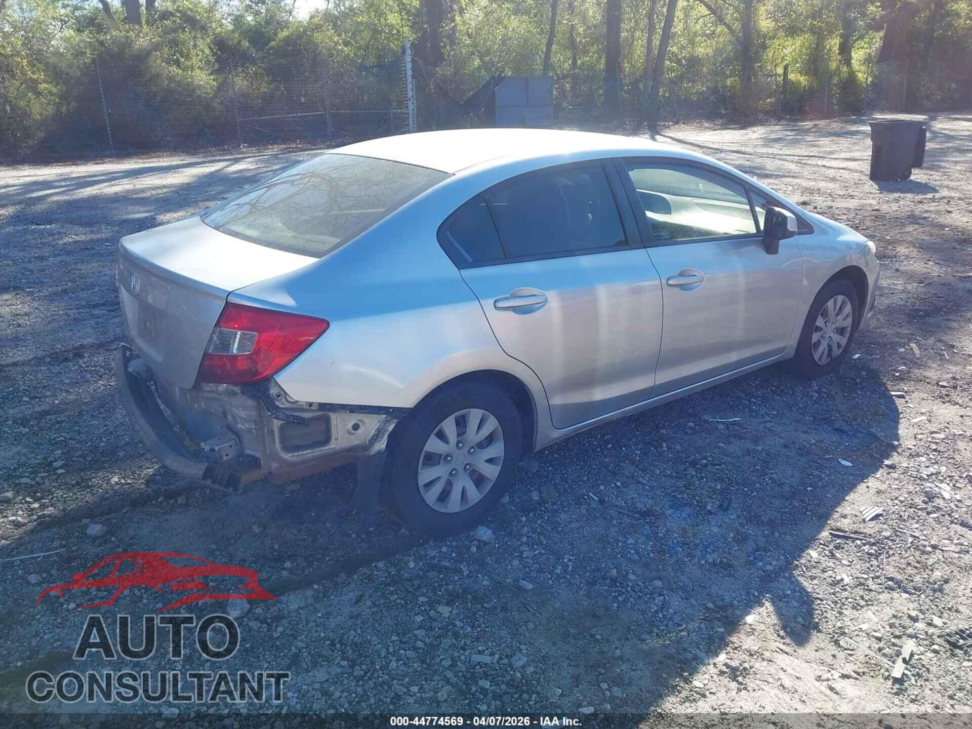 HONDA CIVIC 2012 - JHMFB2F5XCS000632