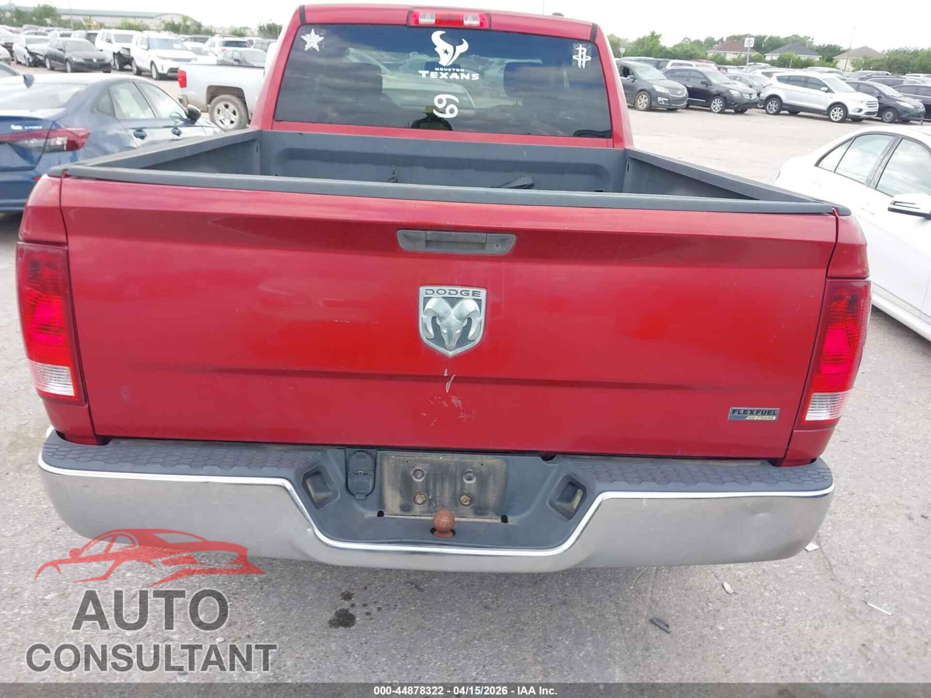 DODGE RAM 1500 2010 - 1D7RB1GP2AS196786