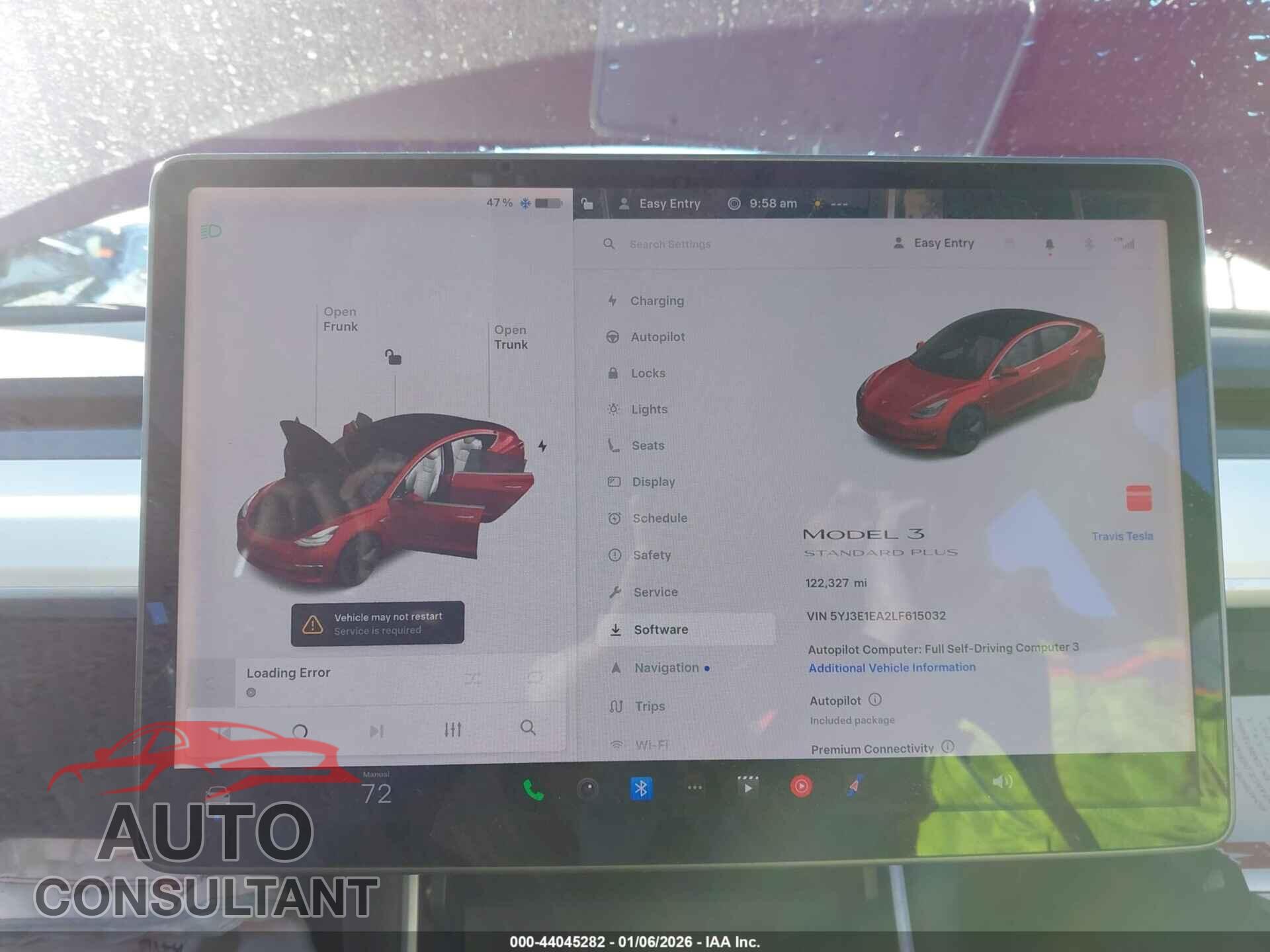TESLA MODEL 3 2020 - 5YJ3E1EA2LF615032