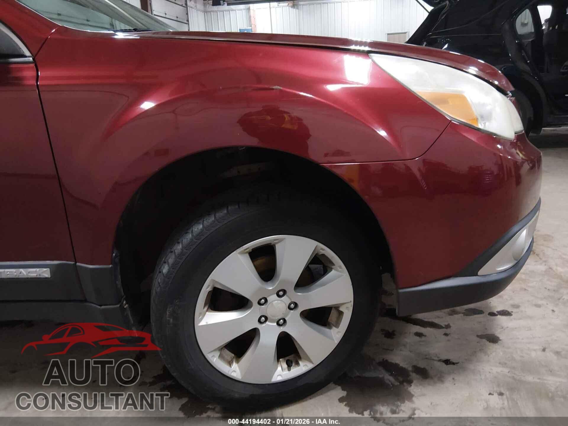 SUBARU OUTBACK 2012 - 4S4BRCAC9C3276748