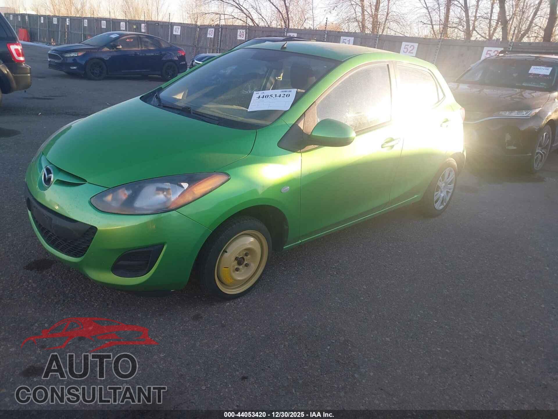MAZDA MAZDA2 2012 - JM1DE1KY1C0132068