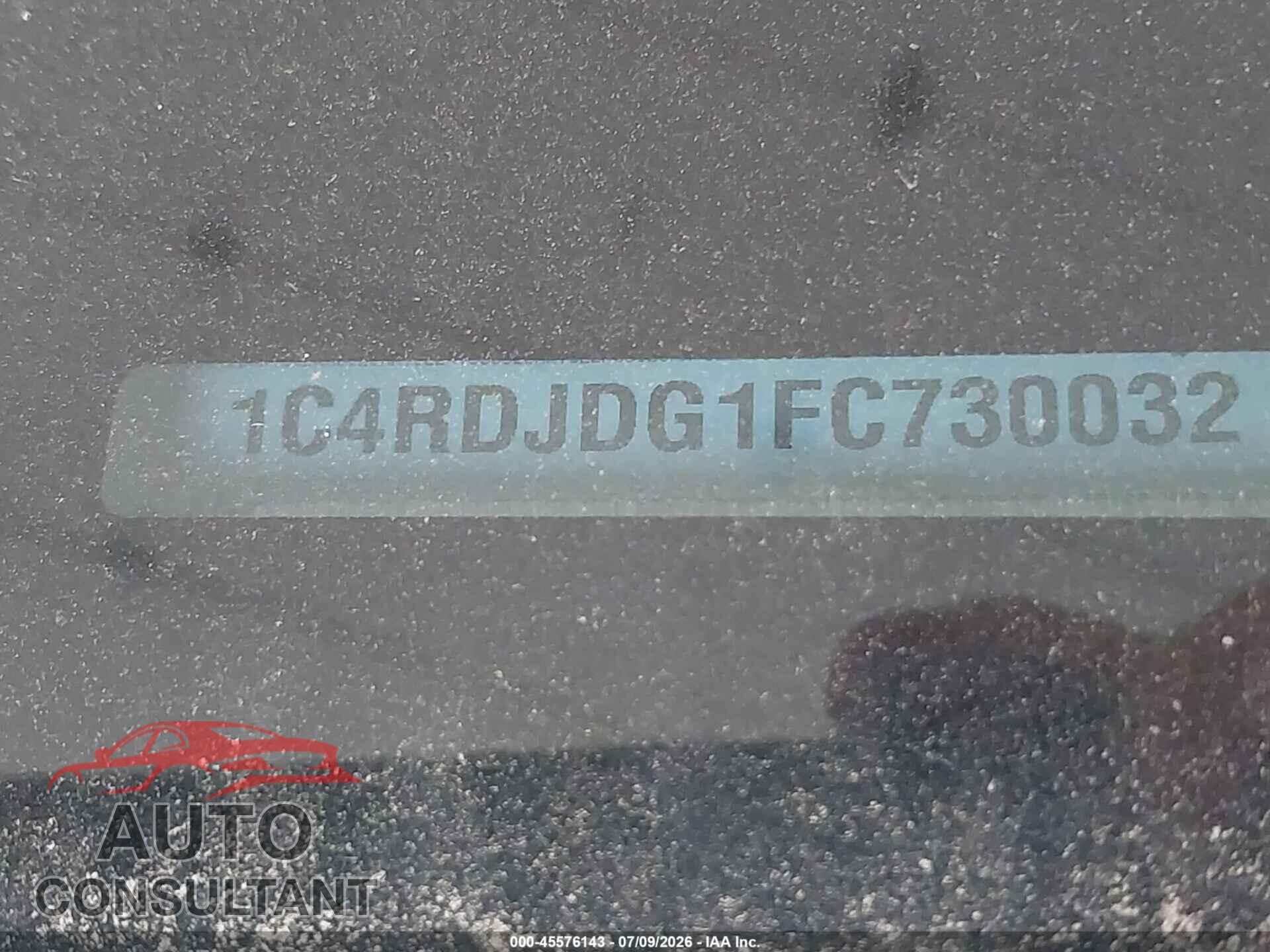 DODGE DURANGO 2015 - 1C4RDJDG1FC730032