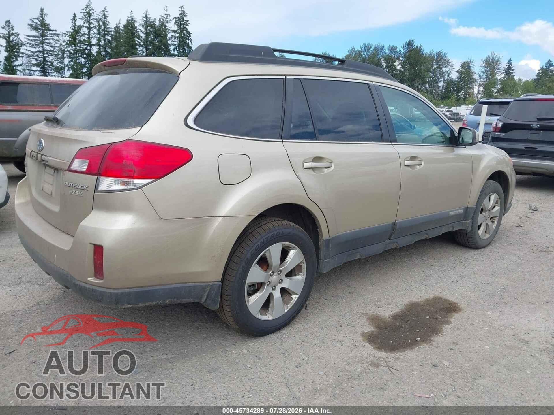 SUBARU OUTBACK 2010 - 4S4BRBGC8A3323329