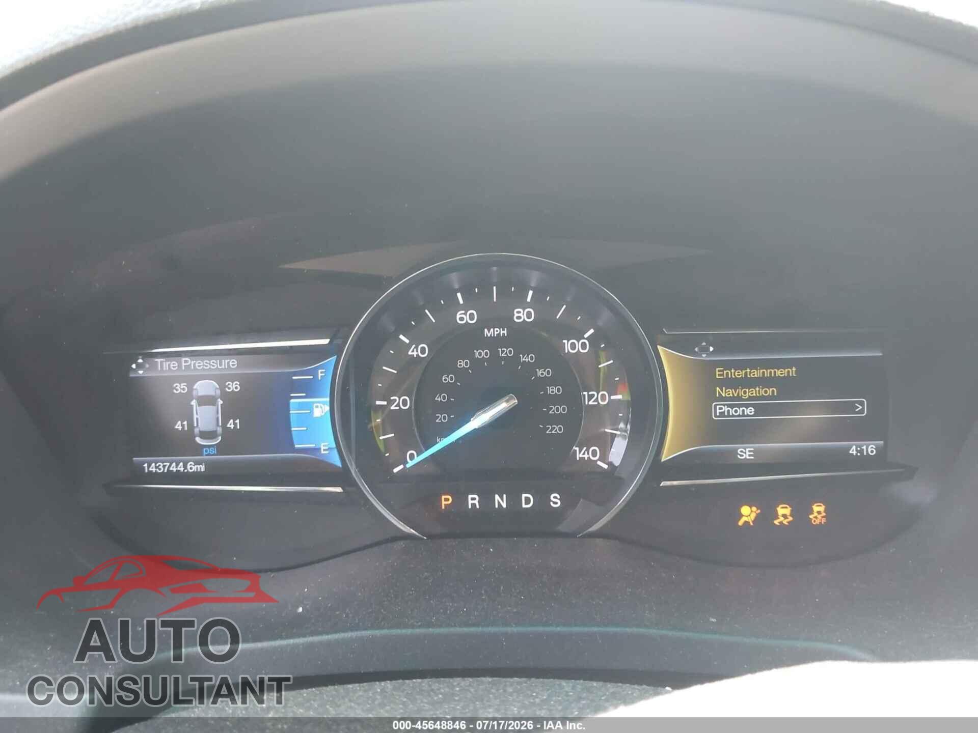 FORD EXPLORER 2016 - 1FM5K8GT9GGC52955