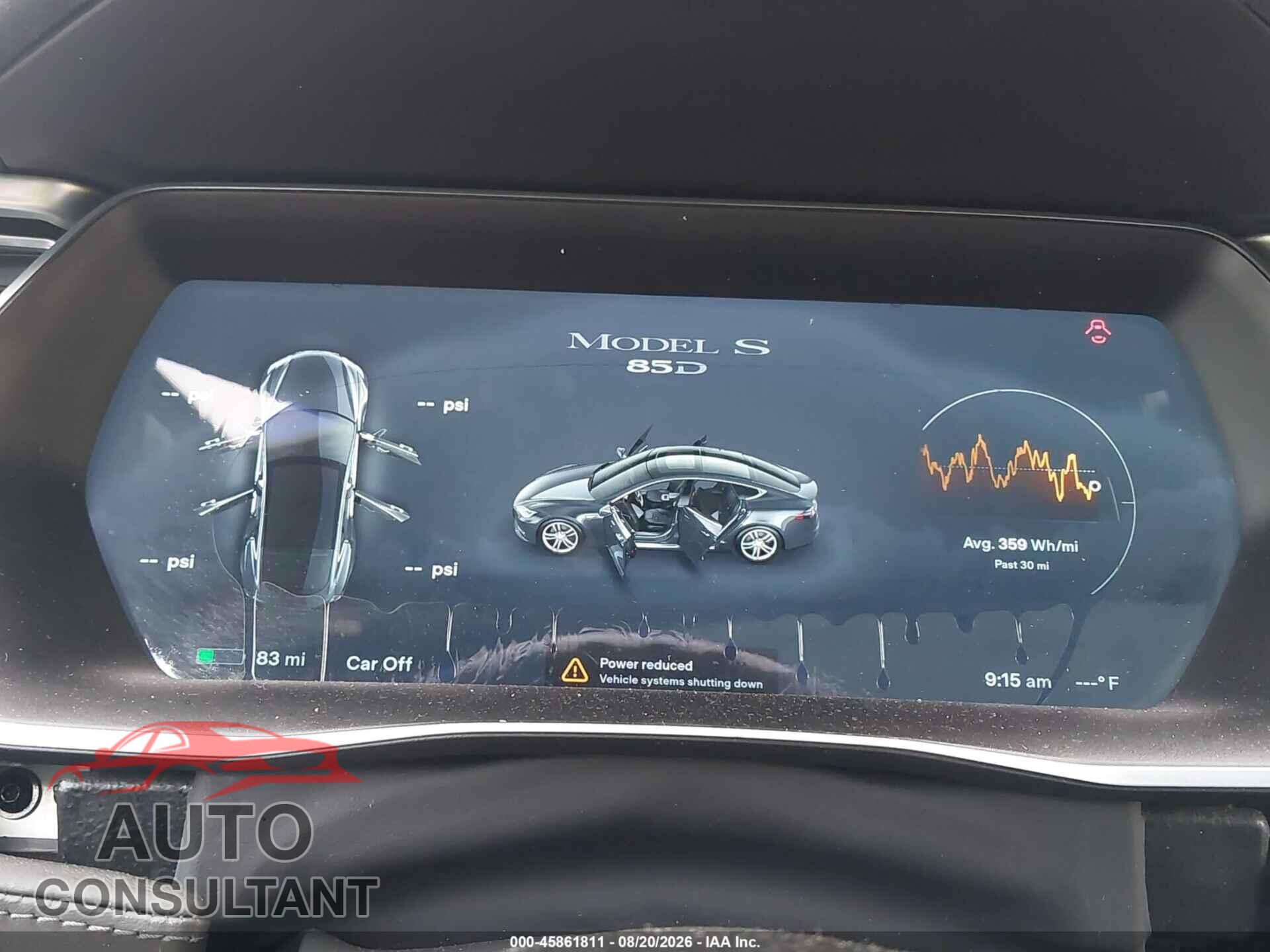 TESLA MODEL S 2016 - 5YJSA1E25GF127781