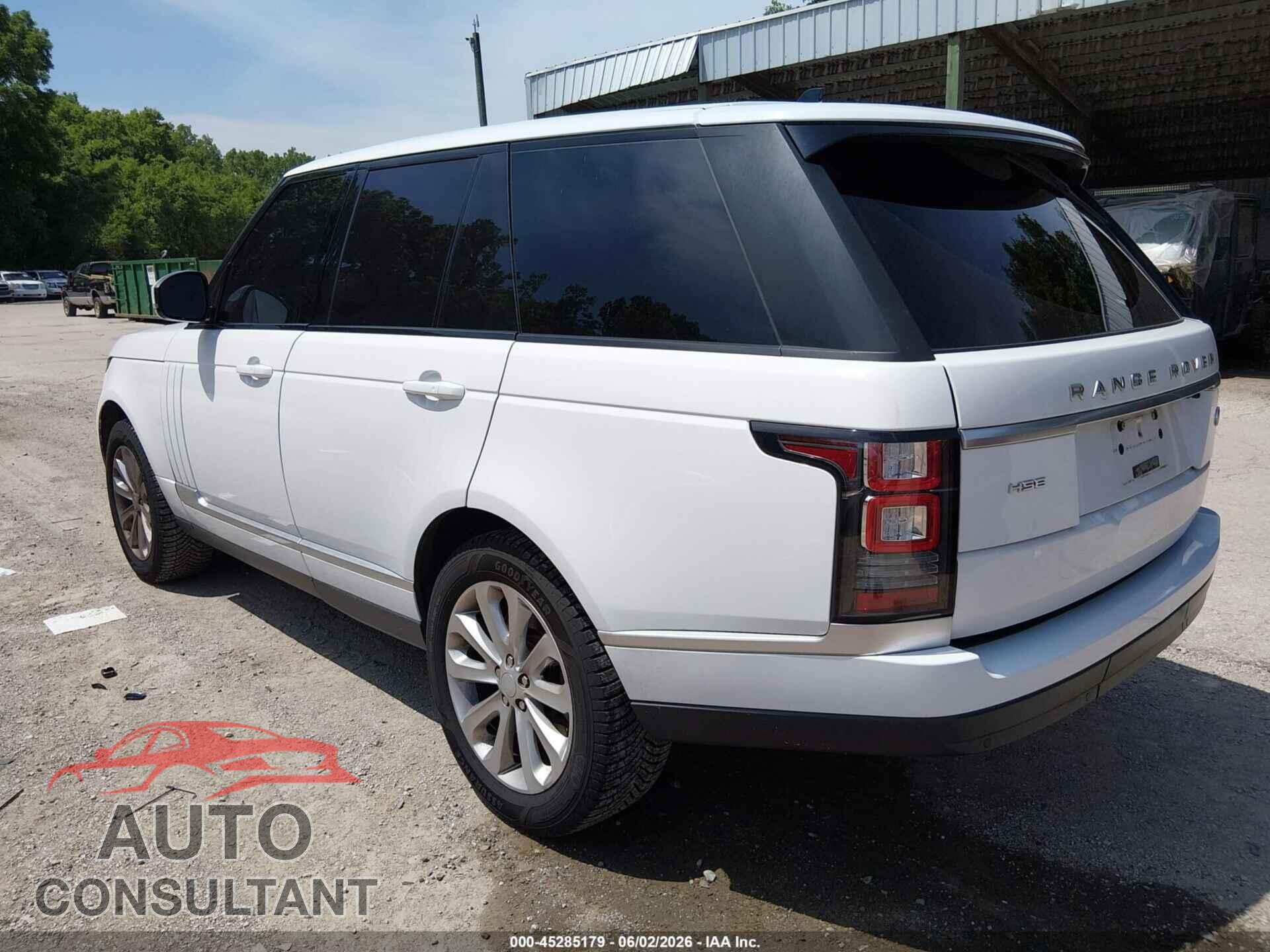 LAND ROVER RANGE ROVER 2016 - SALGS2PF3GA306167