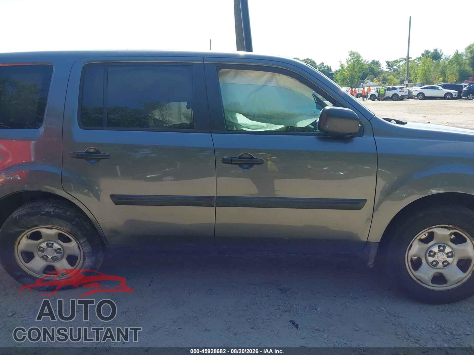 HONDA PILOT 2013 - 5FNYF4H23DB002430