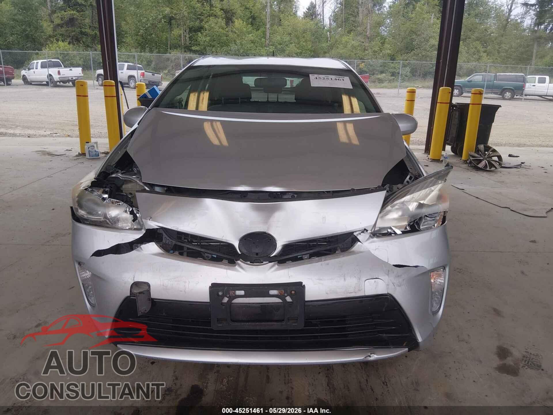 TOYOTA PRIUS 2012 - JTDKN3DU2C5511077