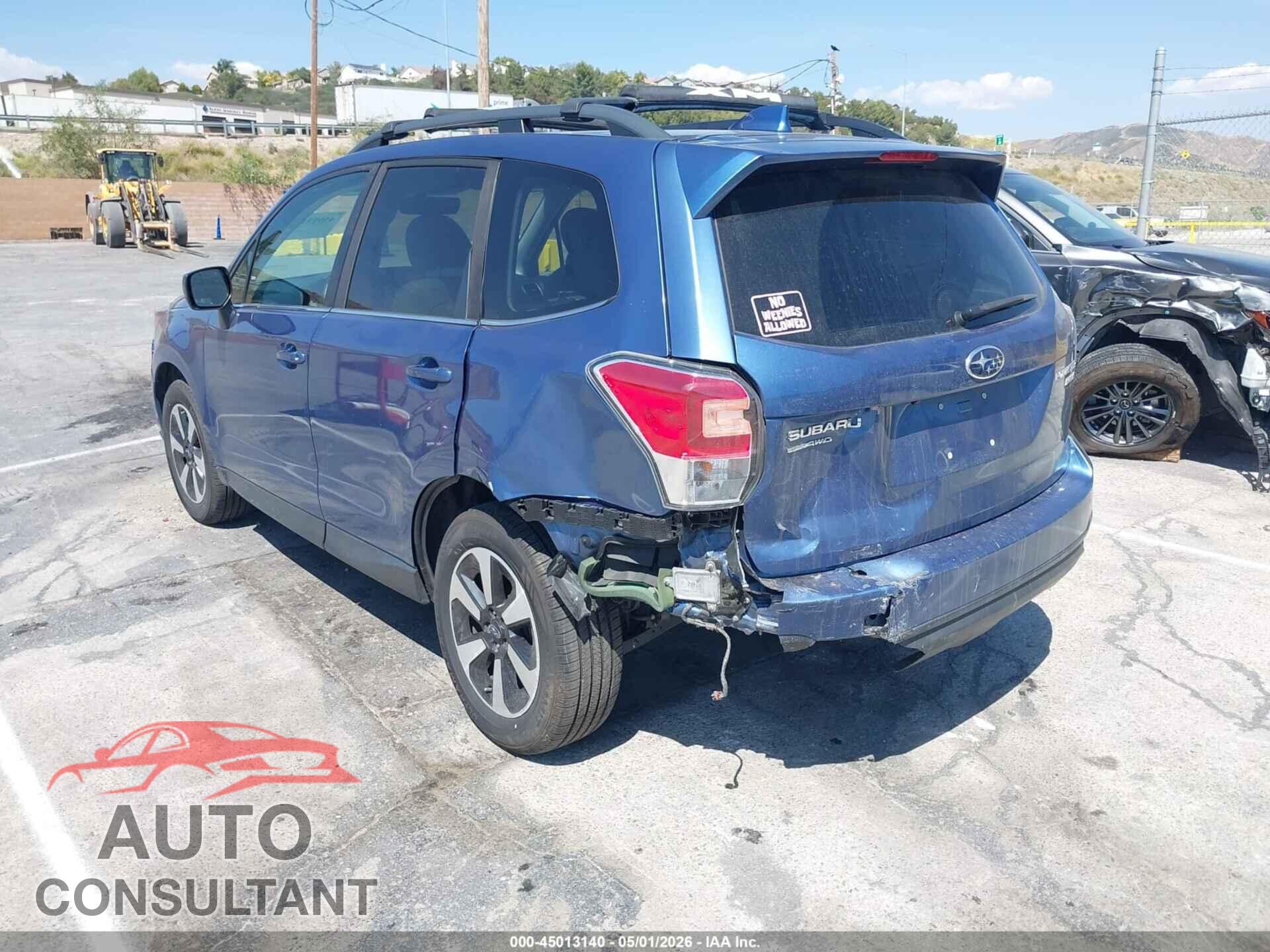 SUBARU FORESTER 2017 - JF2SJAJC3HH801816