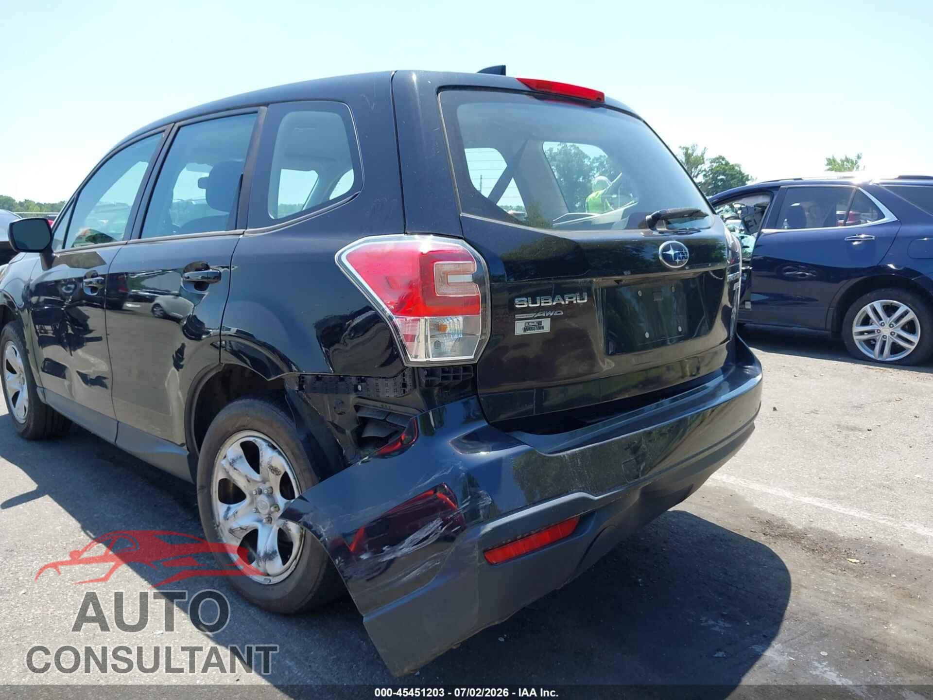 SUBARU FORESTER 2017 - JF2SJAAC9HH517851