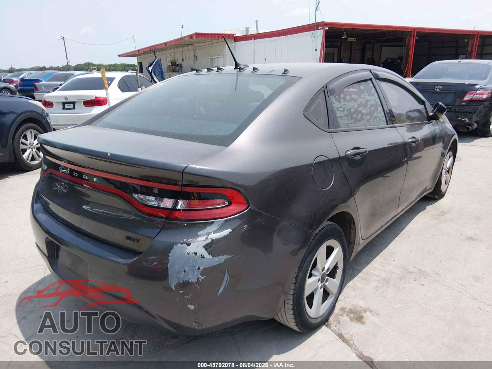 DODGE DART 2015 - 1C3CDFBB7FD286082