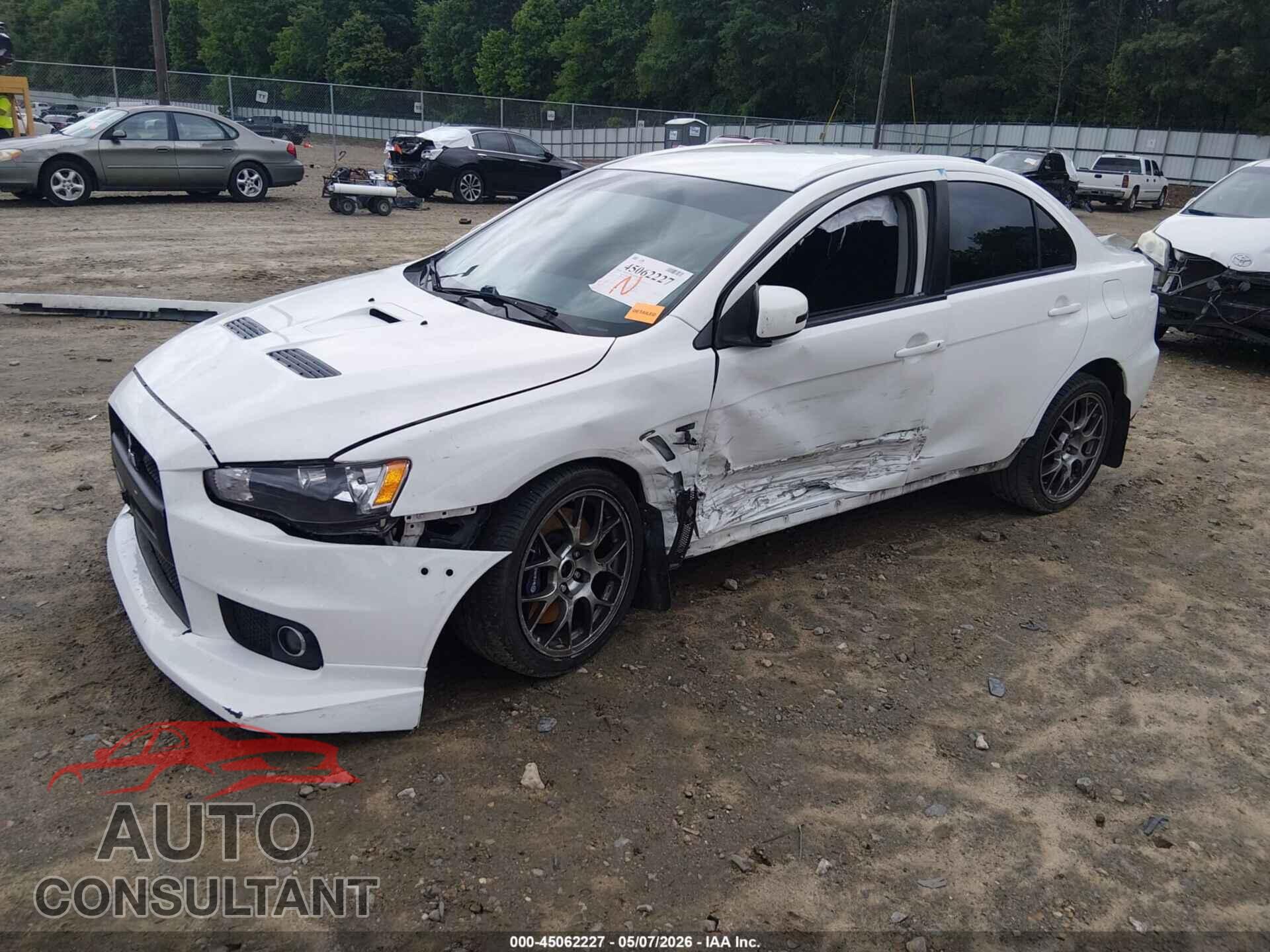 MITSUBISHI LANCER EVOLUTION 2015 - JA32W8FV1FU020766