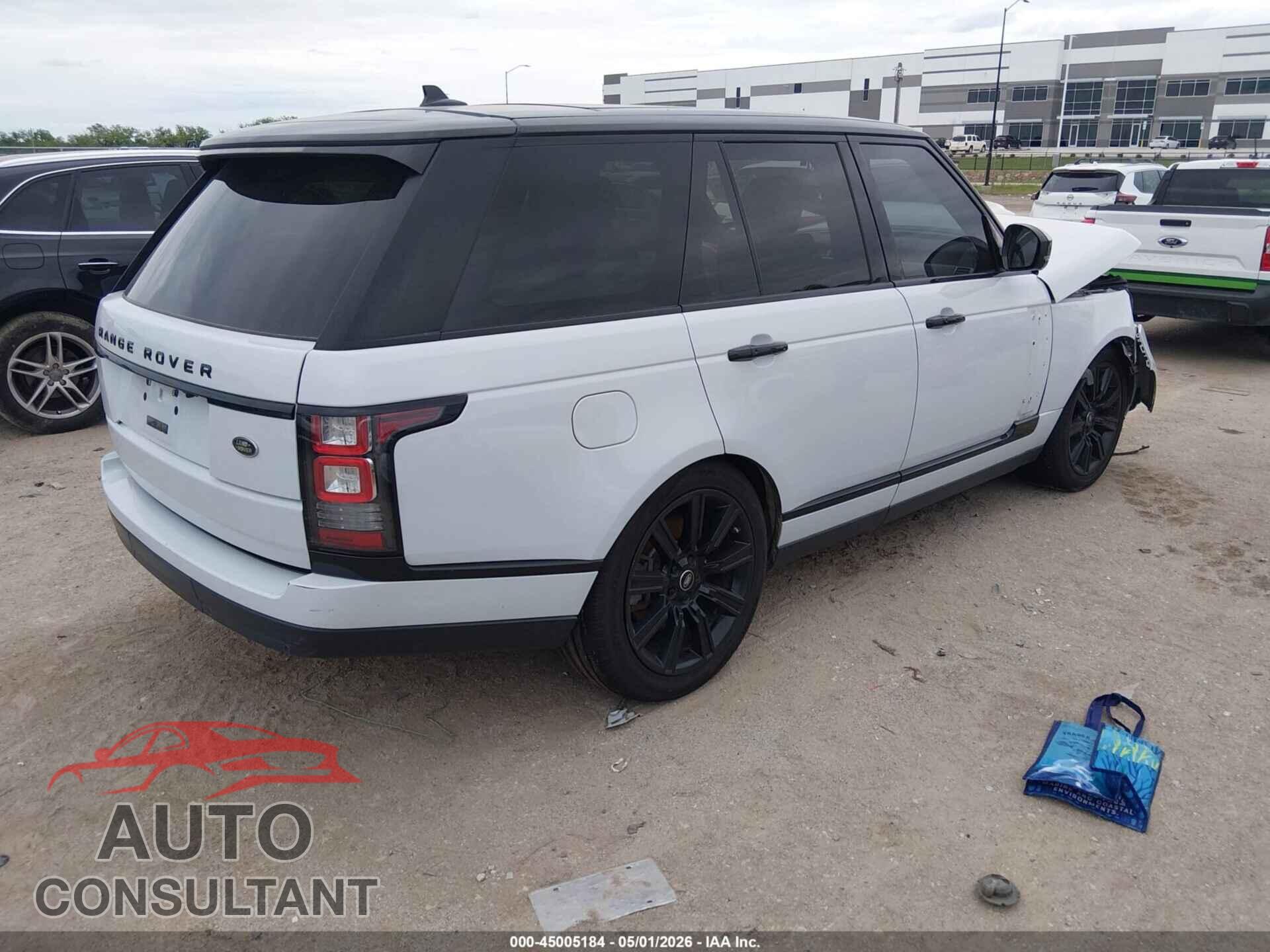 LAND ROVER RANGE ROVER 2016 - SALGS2KF5GA266553