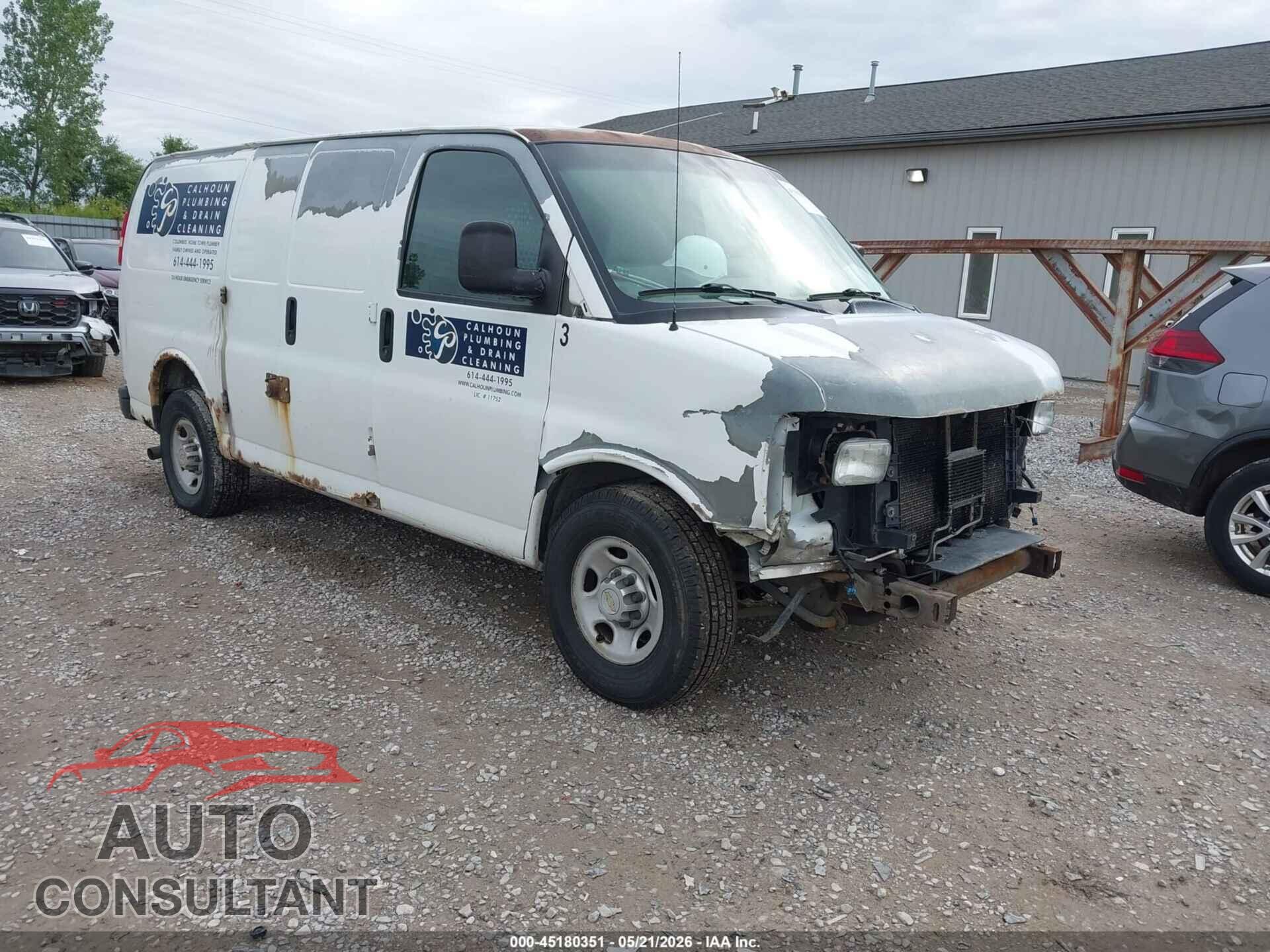 CHEVROLET EXPRESS 2500 2010 - 1GCZGFBA1A1102558
